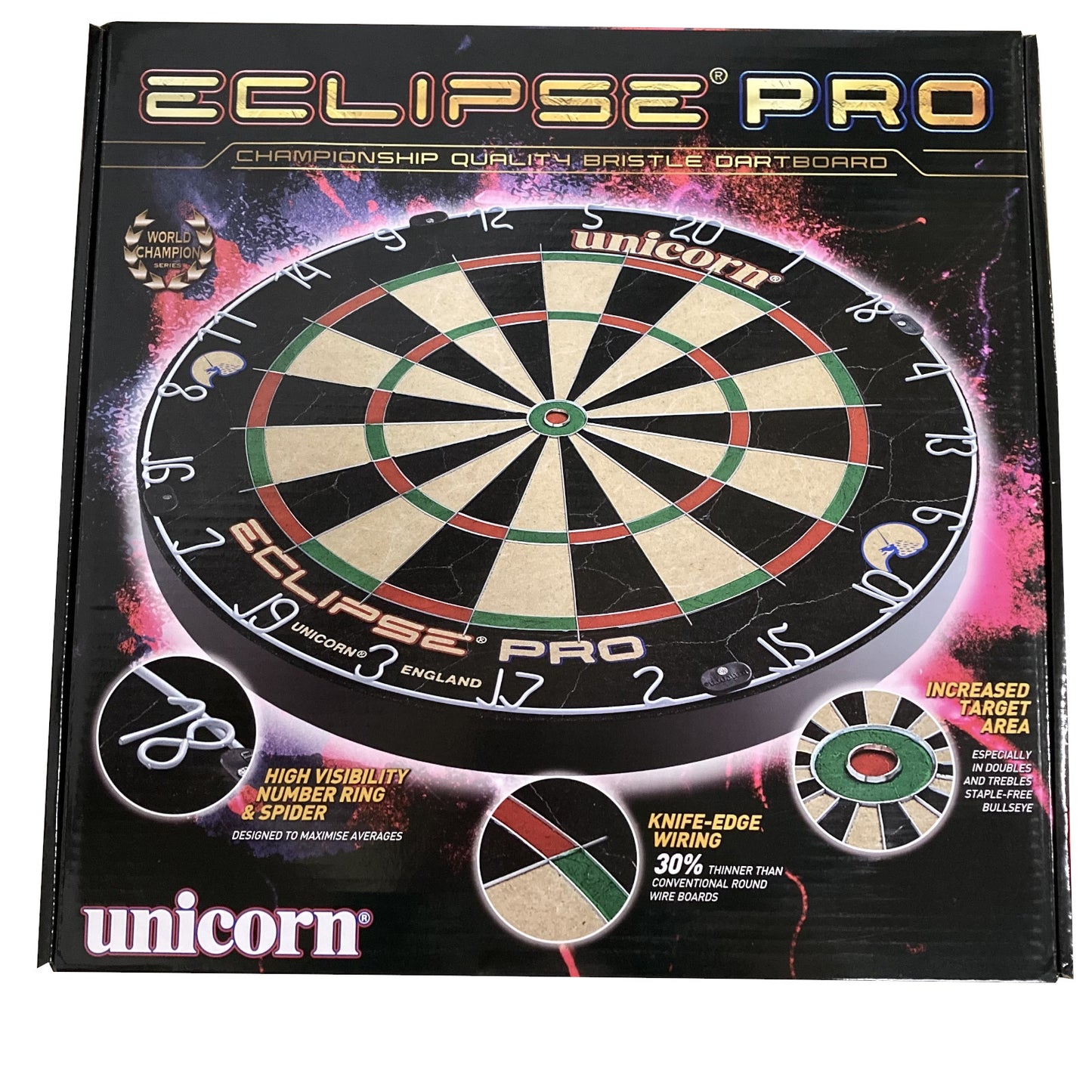 Unicorn Eclipse Pro Bristle PDC Dartboard