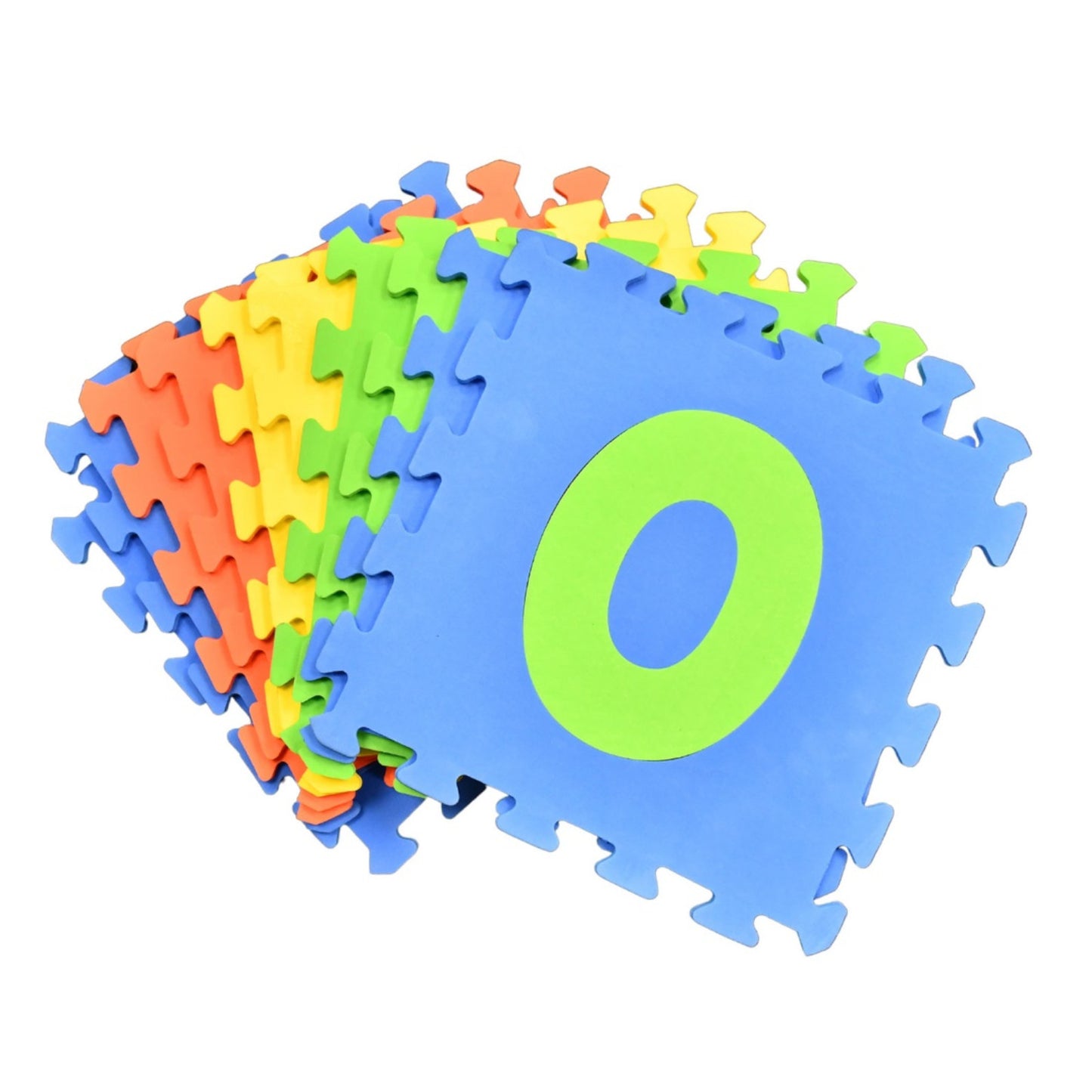 Contrast Interlocking Foam Mats Numbers 0-9 Indoor Toy