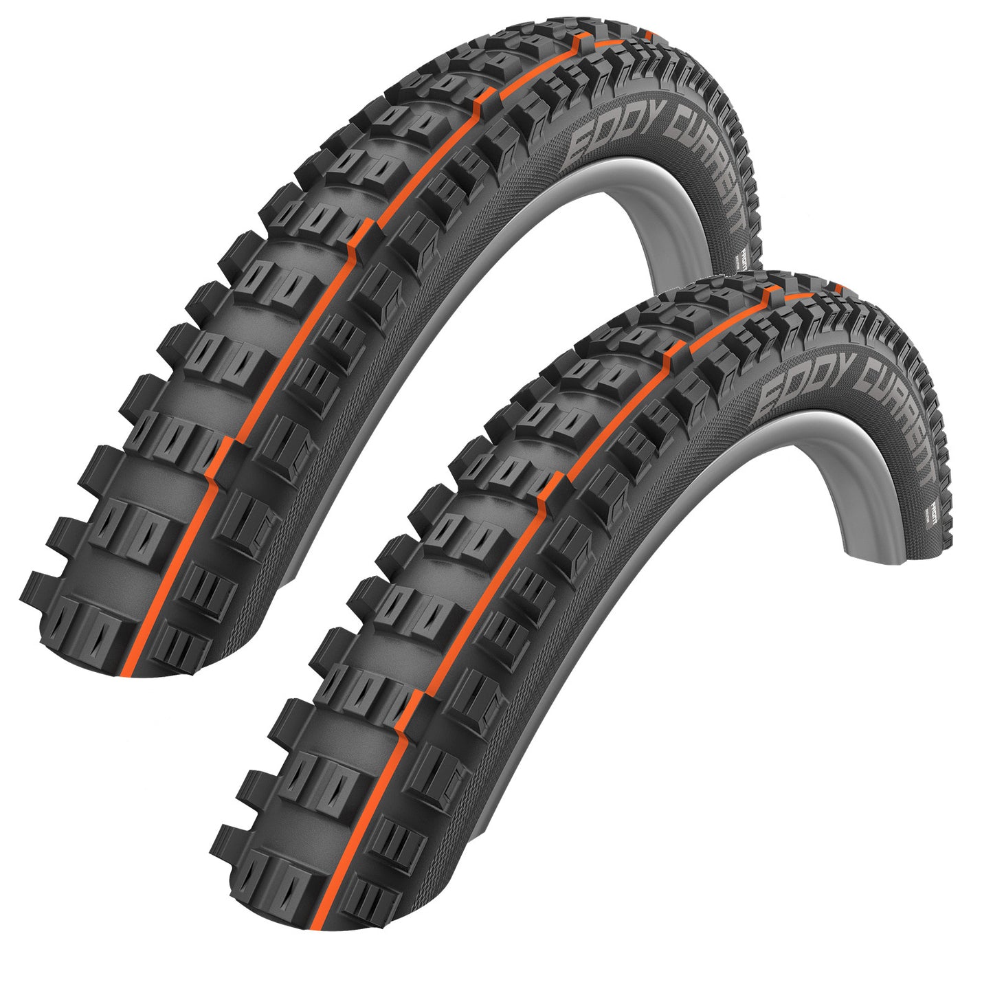 Schwalbe Eddy Current Front Super Trail Soft TL-Easy 27.5 x 2.6 E-MTB Folding 27.5 Inch Bike Tyre