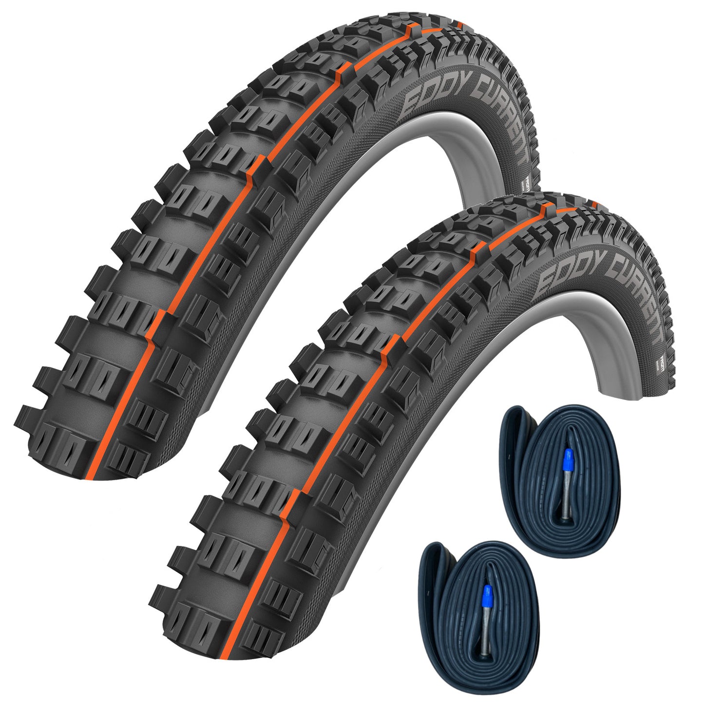 Schwalbe Eddy Current Front Super Trail Soft TL-Easy 27.5 x 2.6 E-MTB Folding 27.5 Inch Bike Tyre