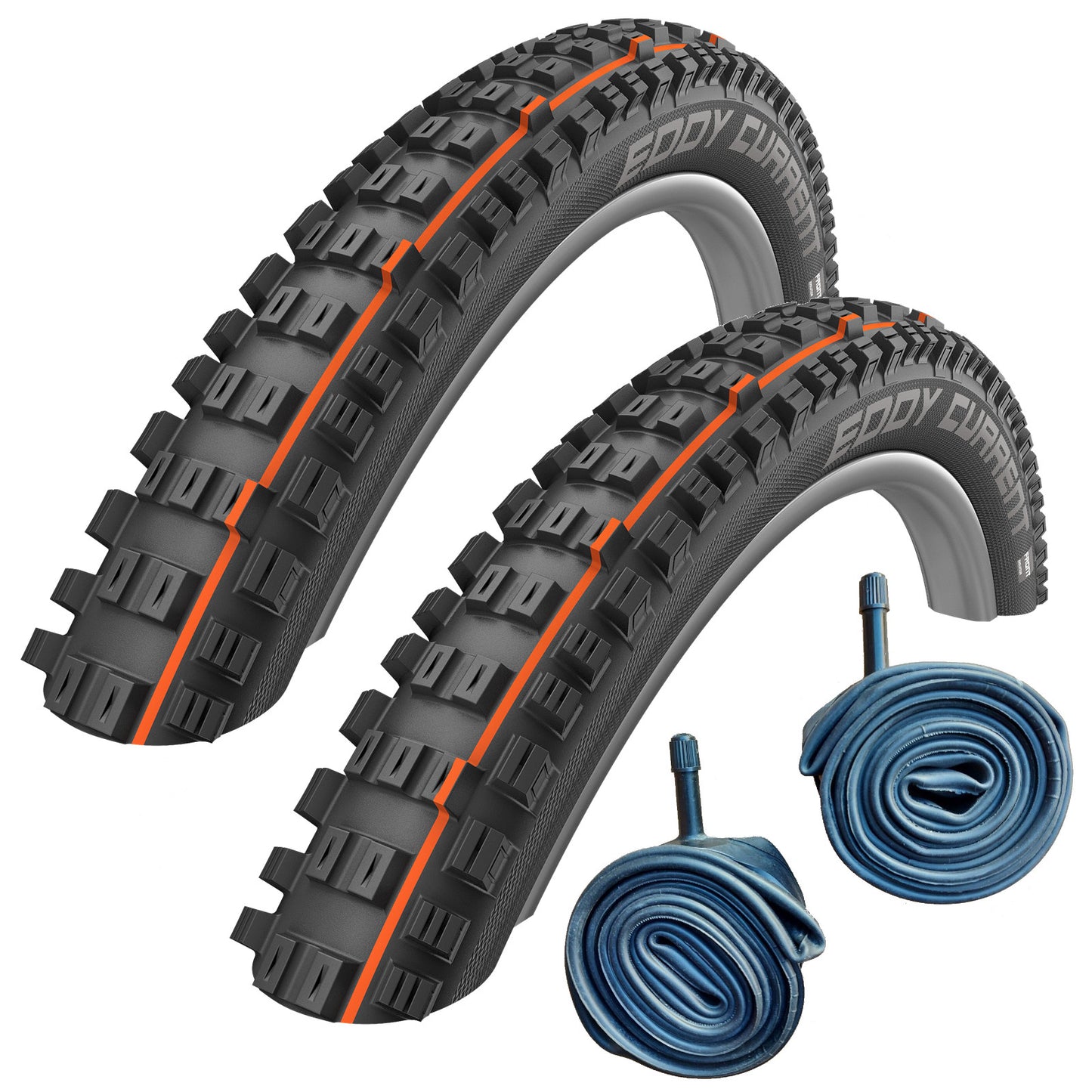 Schwalbe Eddy Current Front Super Trail Soft TL-Easy 27.5 x 2.6 E-MTB Folding 27.5 Inch Bike Tyre