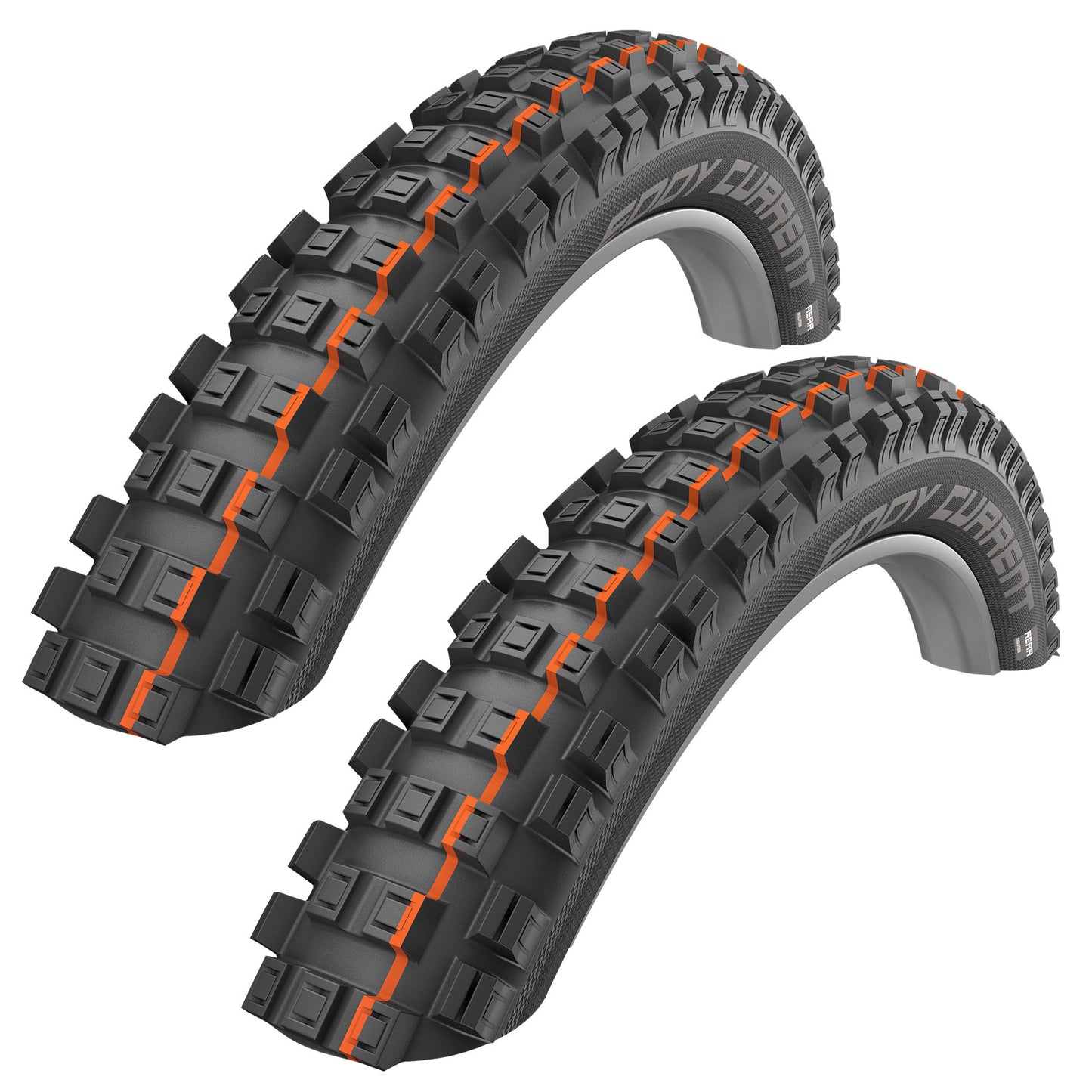 Schwalbe Eddy Current Rear Super Gravity Soft TL-Easy 27.5 x 2.6 Folding 27.5 Inch Bike Tyre