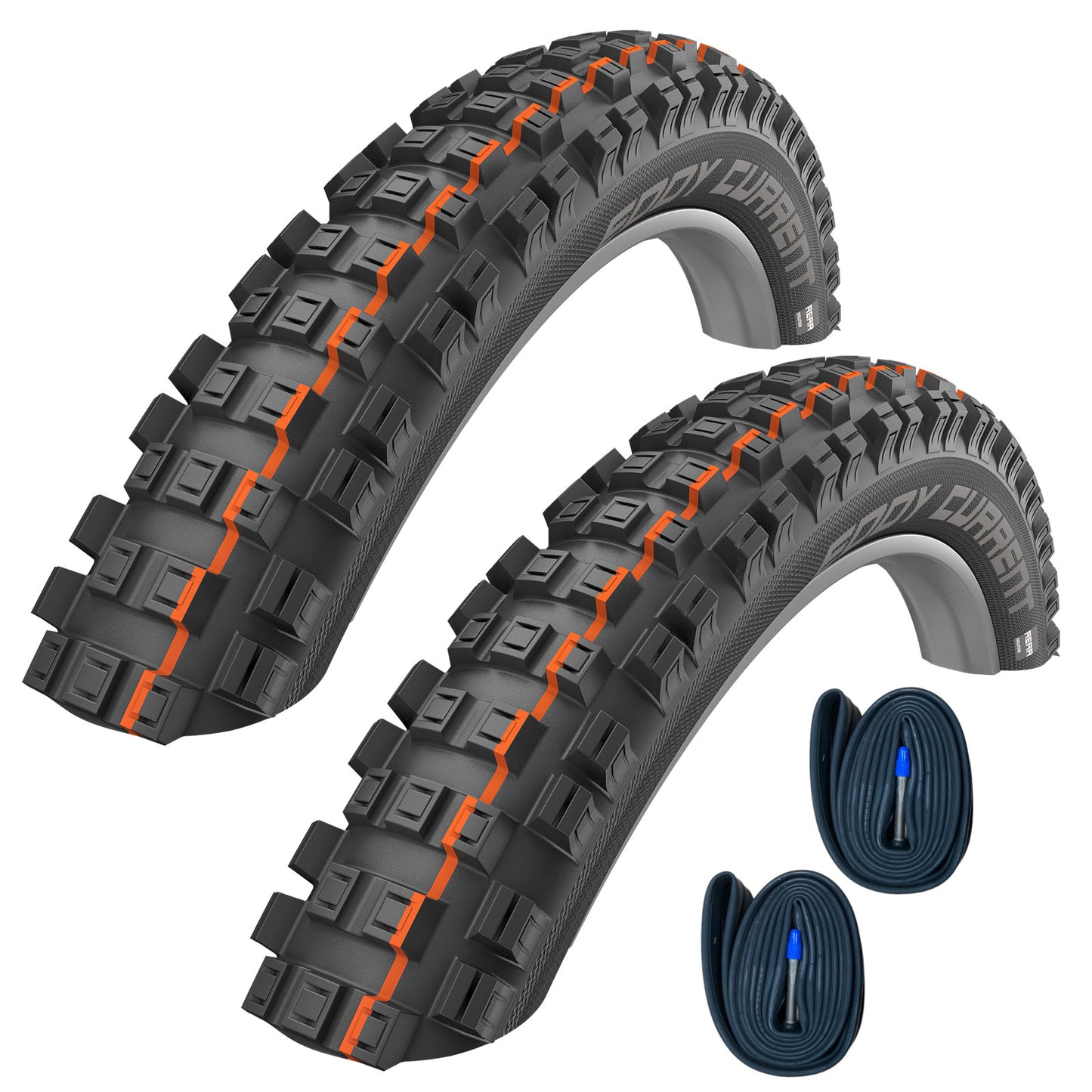 Schwalbe Eddy Current Rear Super Gravity Soft TL-Easy 27.5 x 2.6 Folding 27.5 Inch Bike Tyre