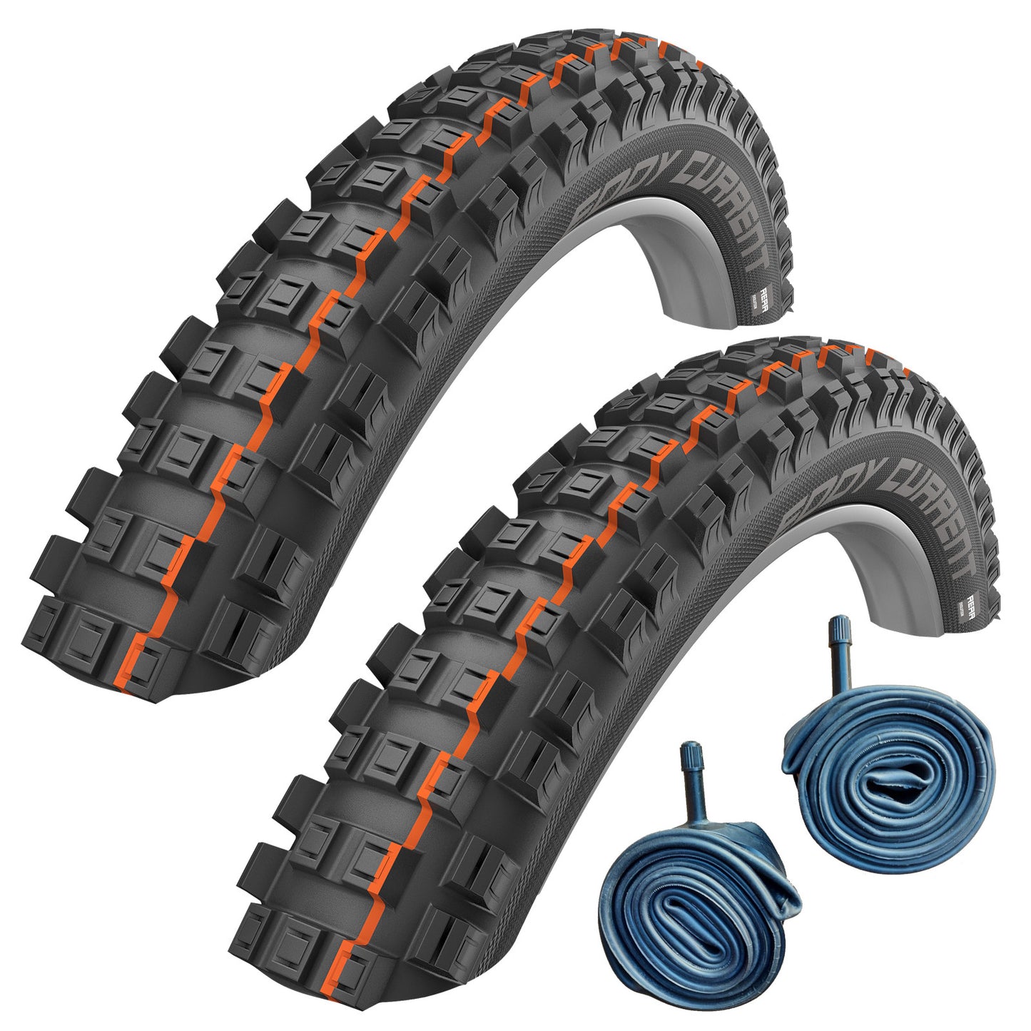 Schwalbe Eddy Current Rear Super Gravity Soft TL-Easy 27.5 x 2.6 Folding 27.5 Inch Bike Tyre
