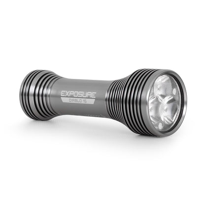 Exposure Diablo Mk15 with Helmet & Handlebar Mounts Front Bike Light TAP Technology