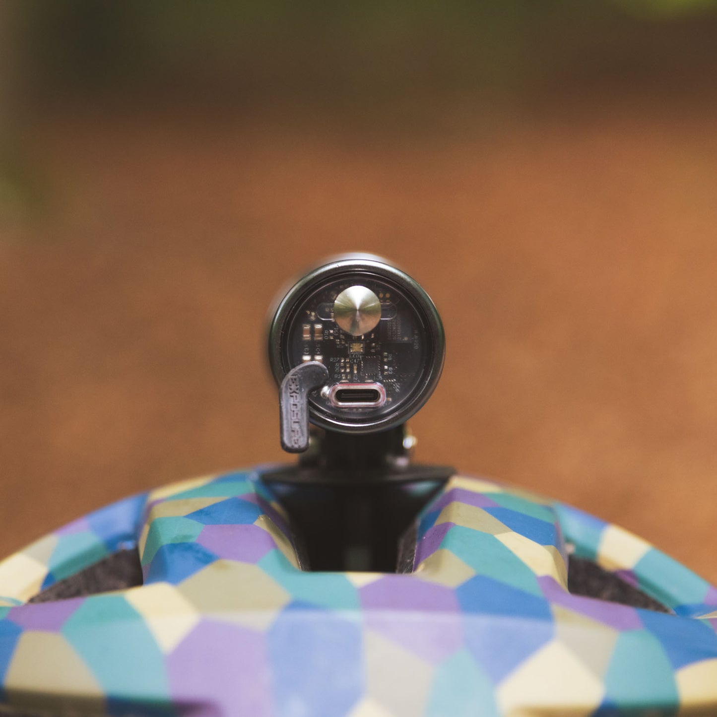 Exposure Diablo Mk15 with Helmet & Handlebar Mounts Front Bike Light TAP Technology Alternate 1