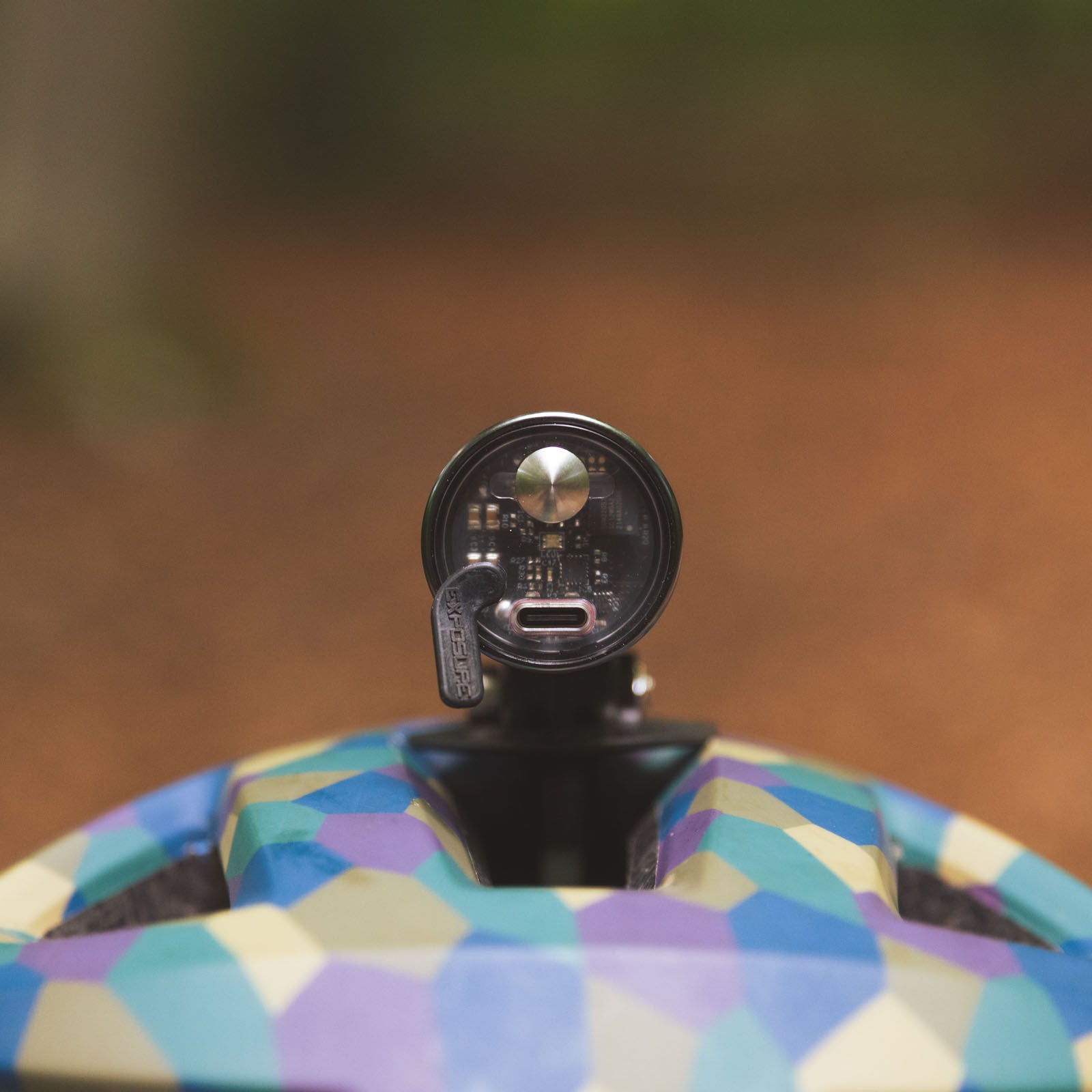 Exposure Joystick Mk18 with Helmet & Handlebar Mounts Front Bike Light TAP Technology Alternate 1