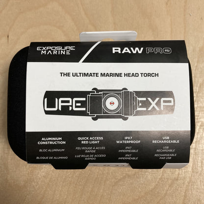 Exposure RAW Pro Camping Head Torch Light 2024