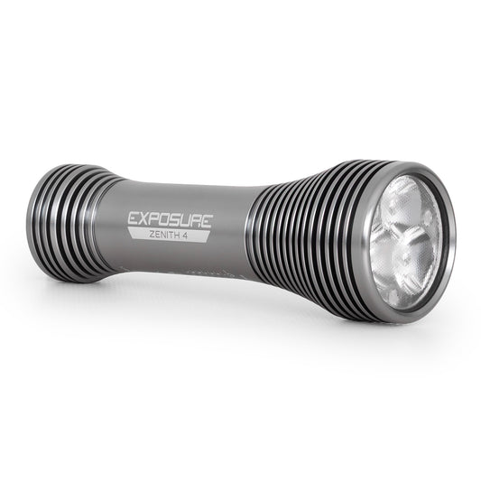 Exposure Zenith Mk4 with Helmet and Handlebar Mounts Front Bike Light TAP Technology