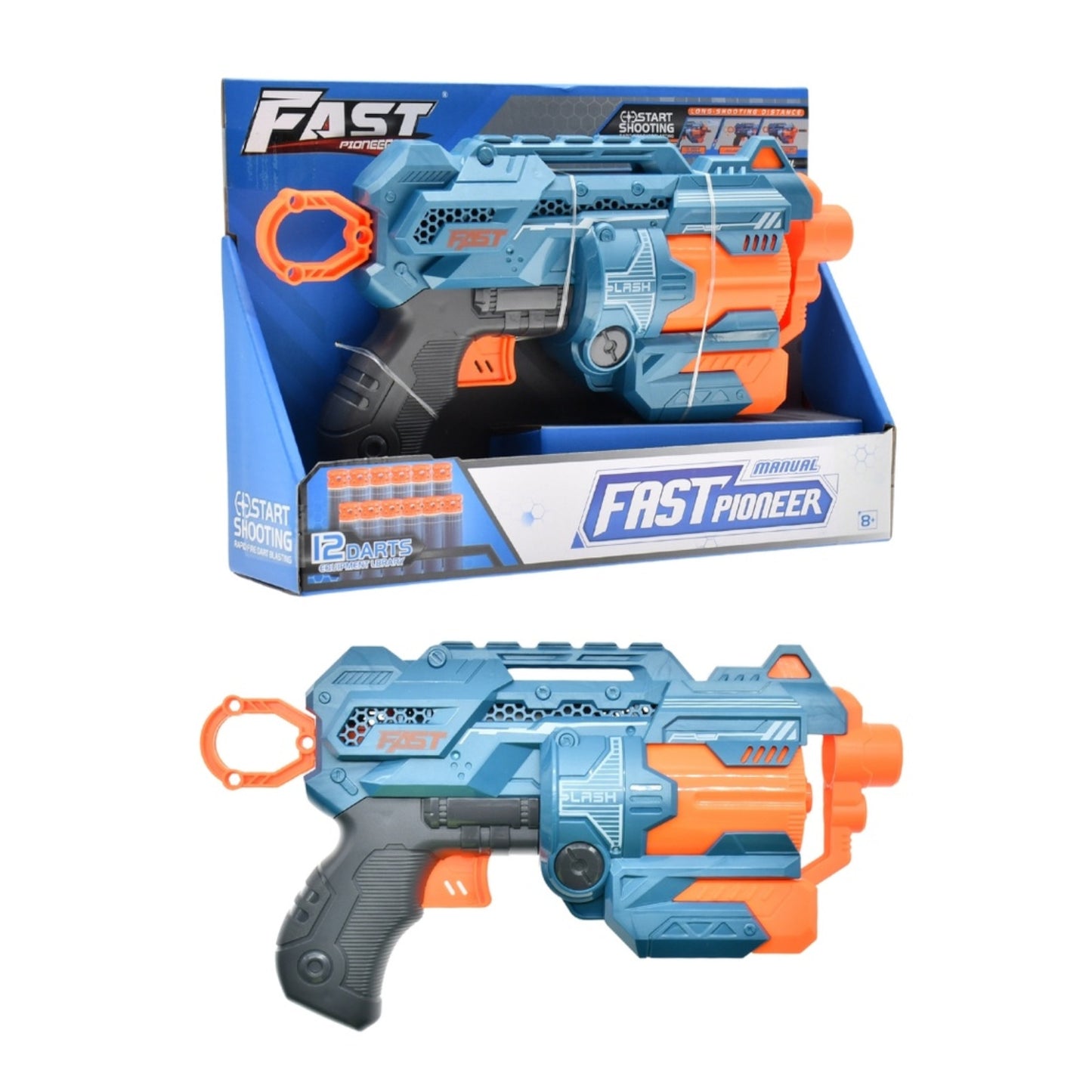 Fast Pioneer Soft Bullet Indoor Toy Manual Toy Gun