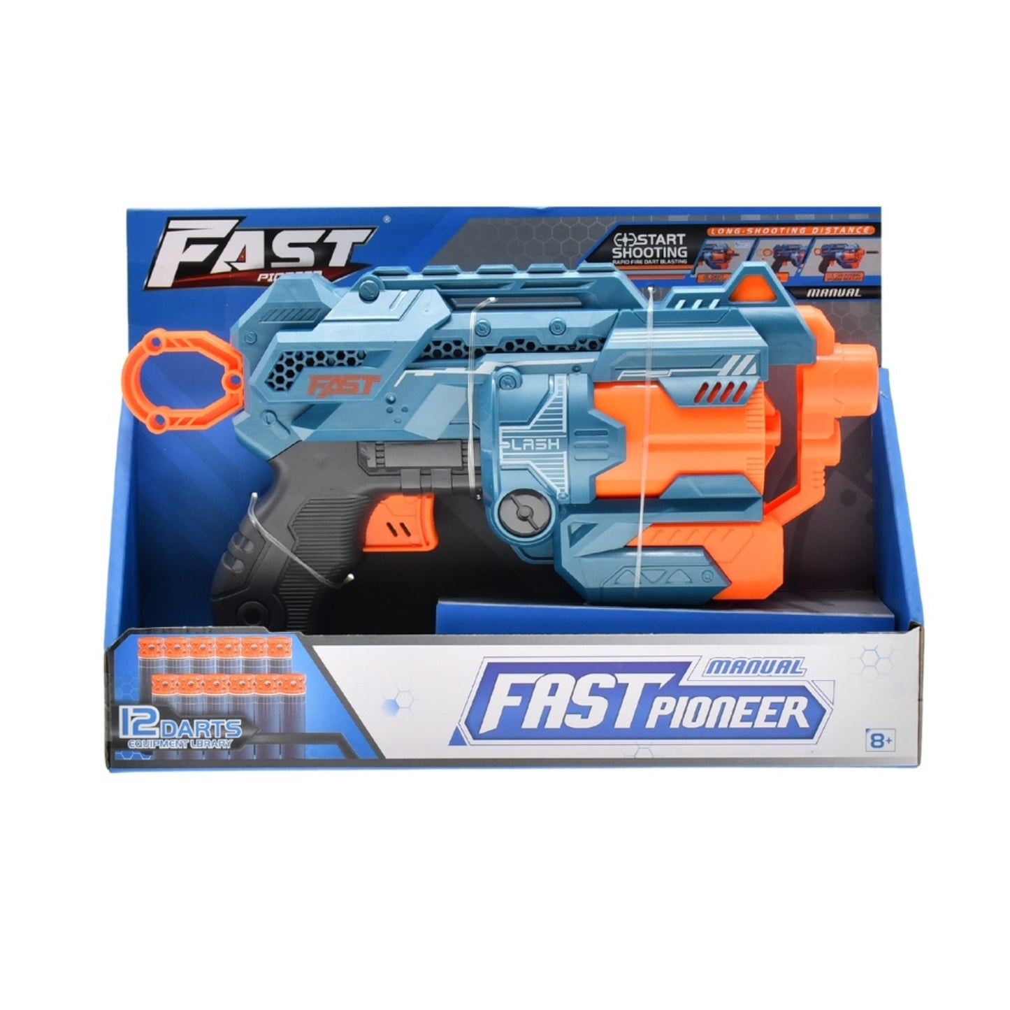 Fast Pioneer Soft Bullet Indoor Toy Manual Toy Gun Alternate 1