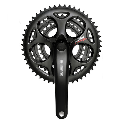 Shimano Tourney A073 50/39/30T 165mm w/o Chain Guard 8 Speed Bike Triple Chainset Alternate 1