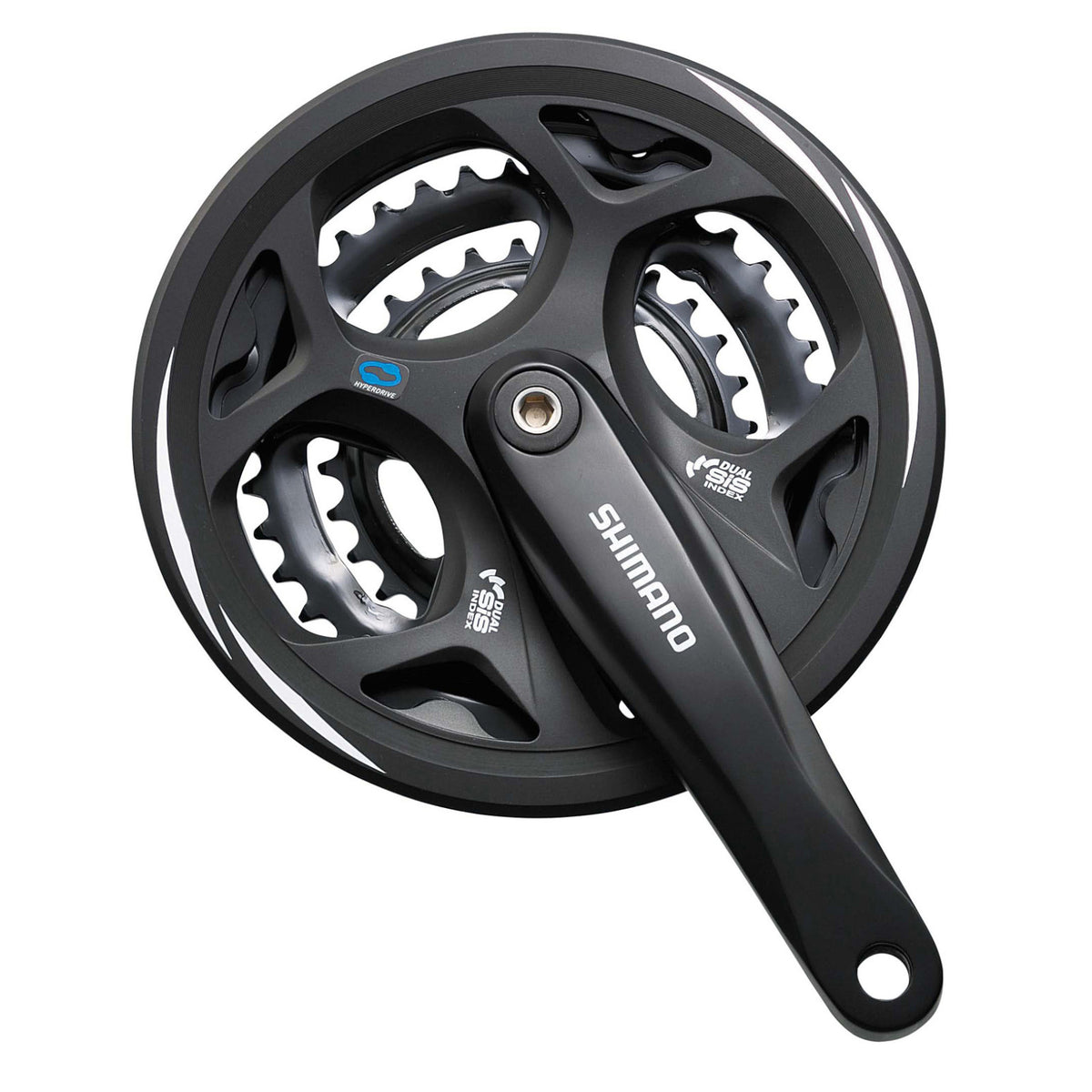 Shimano Altus M311 42/32/22T 170mm 7 Speed Bike Triple Chainset with Chainguard