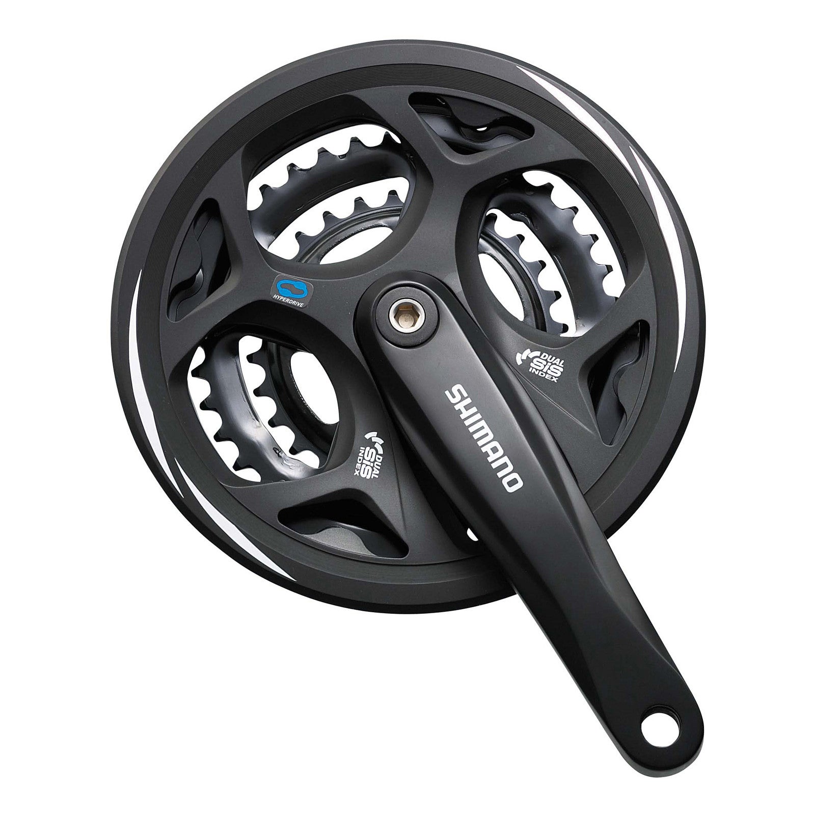 Shimano FC-M311 Altus Square Taper Chainset 42/32/22T without chainguard 170 mm 8 Speed Bike Triple Chainset