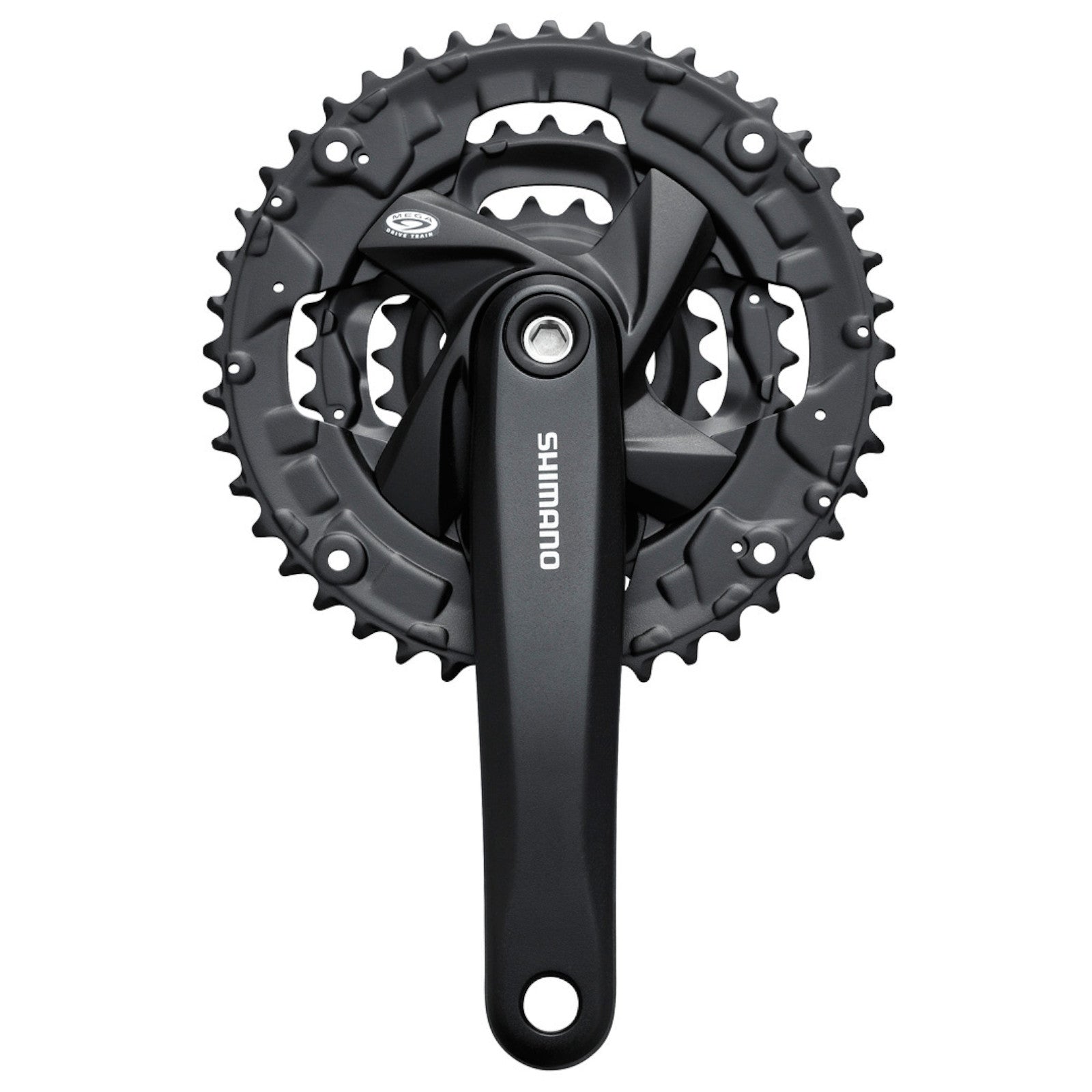 Shimano Acera FC-M371 44/32/22T 9 Speed 175mm Square Taper Without Chainguard 9 Speed Bike Triple Chainset