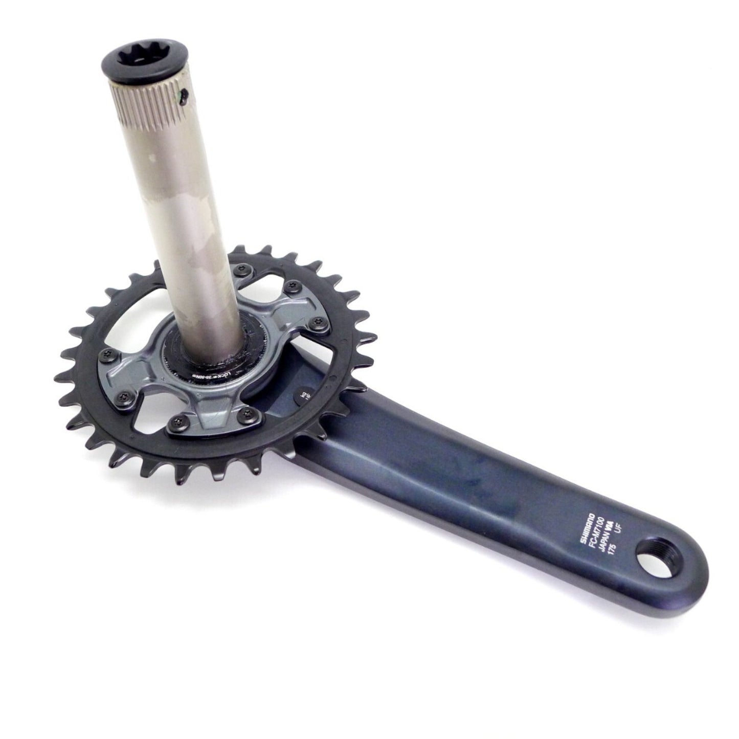 Shimano SLX M7100 with 30T Chainring 175mm 12 Speed Bike Single Chainset Alternate 2