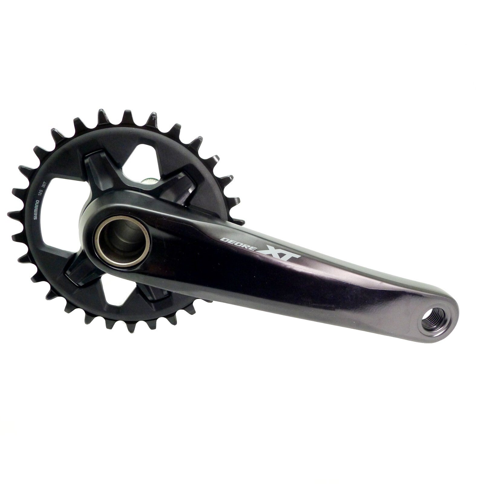 Shimano Deore XT M8100 with 30T Chainring 175mm 12 Speed Bike Single Chainset Alternate 1