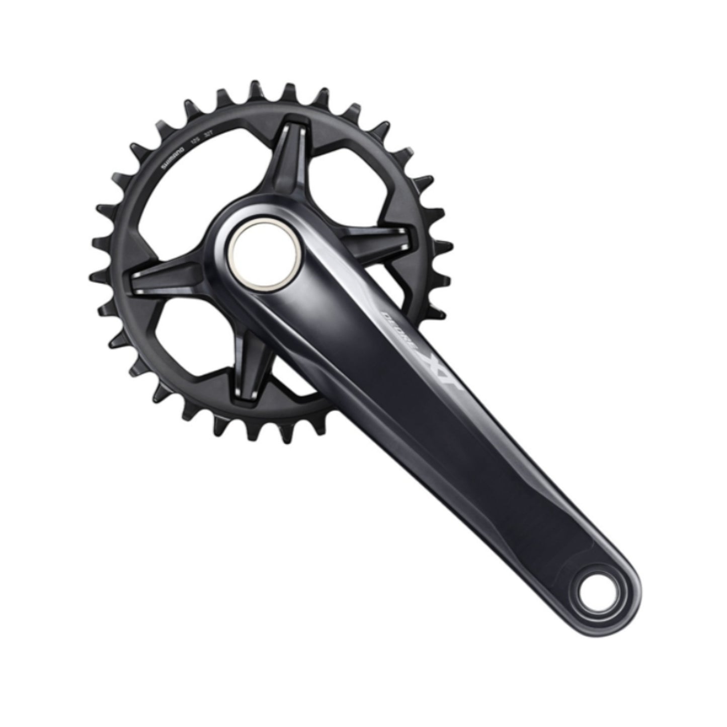 Shimano Deore XT M8100 with 30T Chainring 175mm 12 Speed Bike Single Chainset Alternate 5