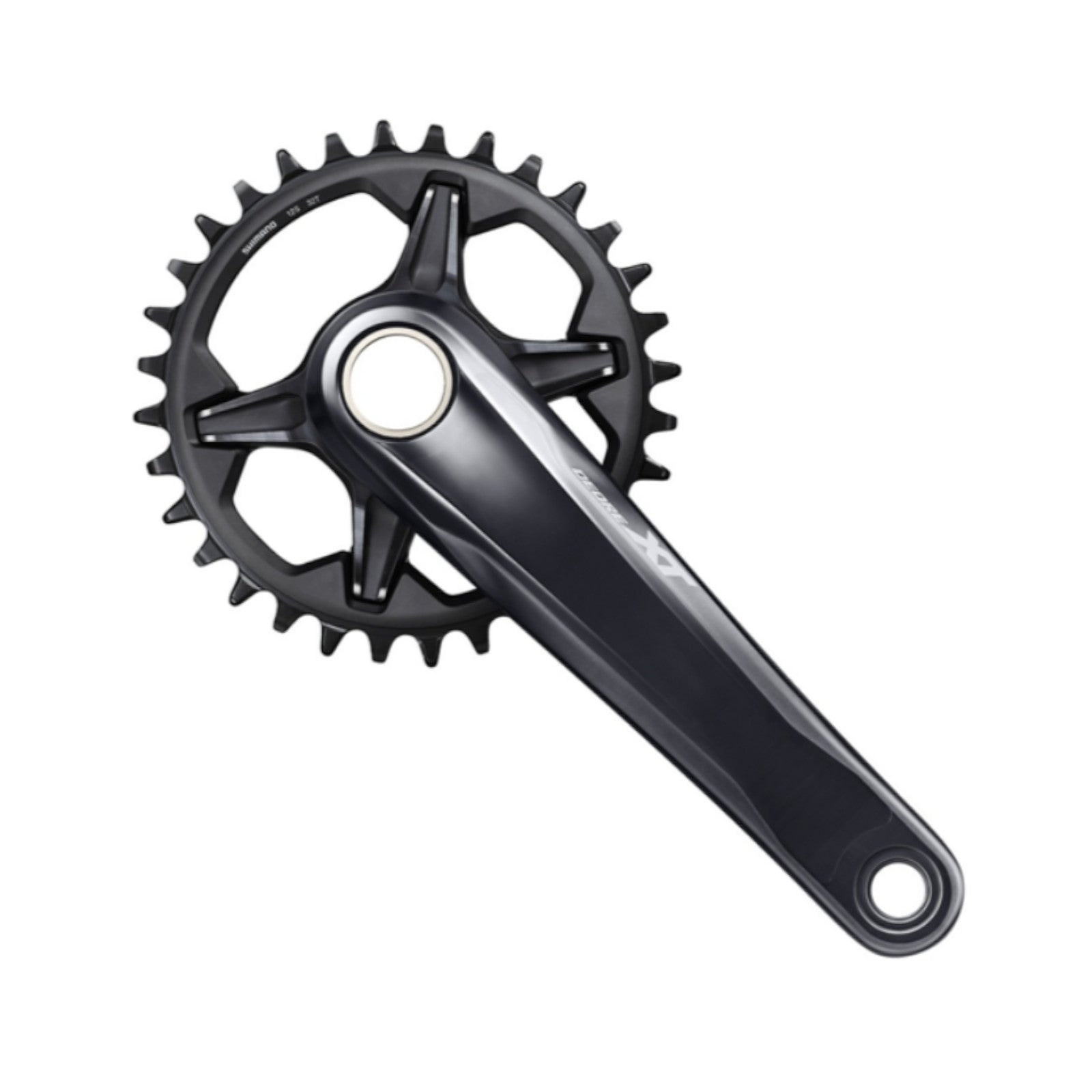Shimano Deore XT M8100 with 30T Chainring 175mm 12 Speed Bike Single Chainset Alternate 5