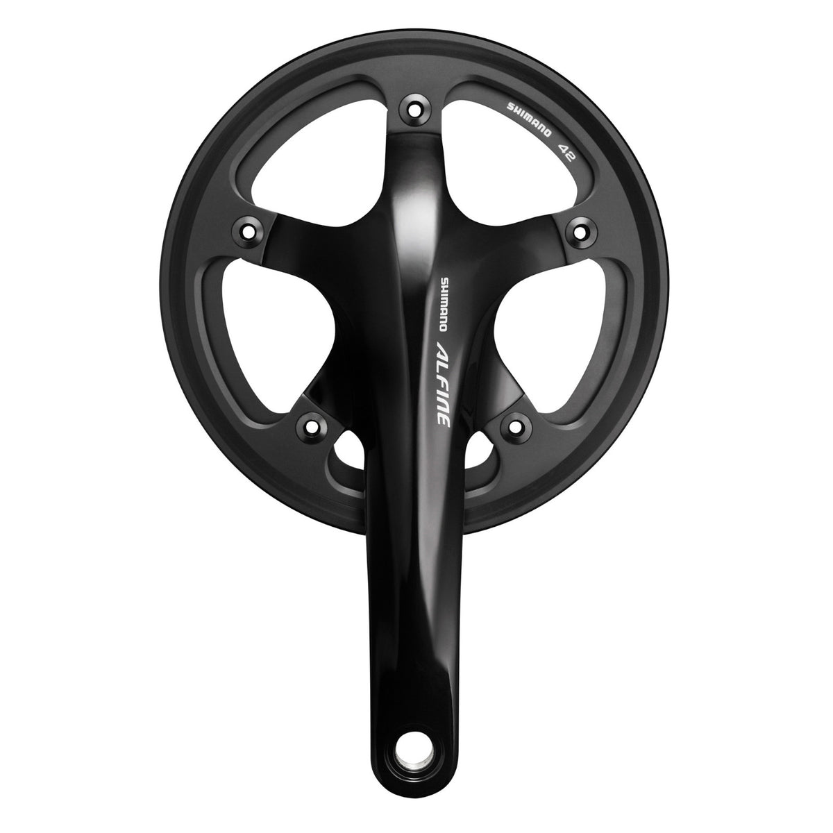 Shimano Alfine S501 39T 170mm Black Singlespeed Bike Chainset Alternate 1