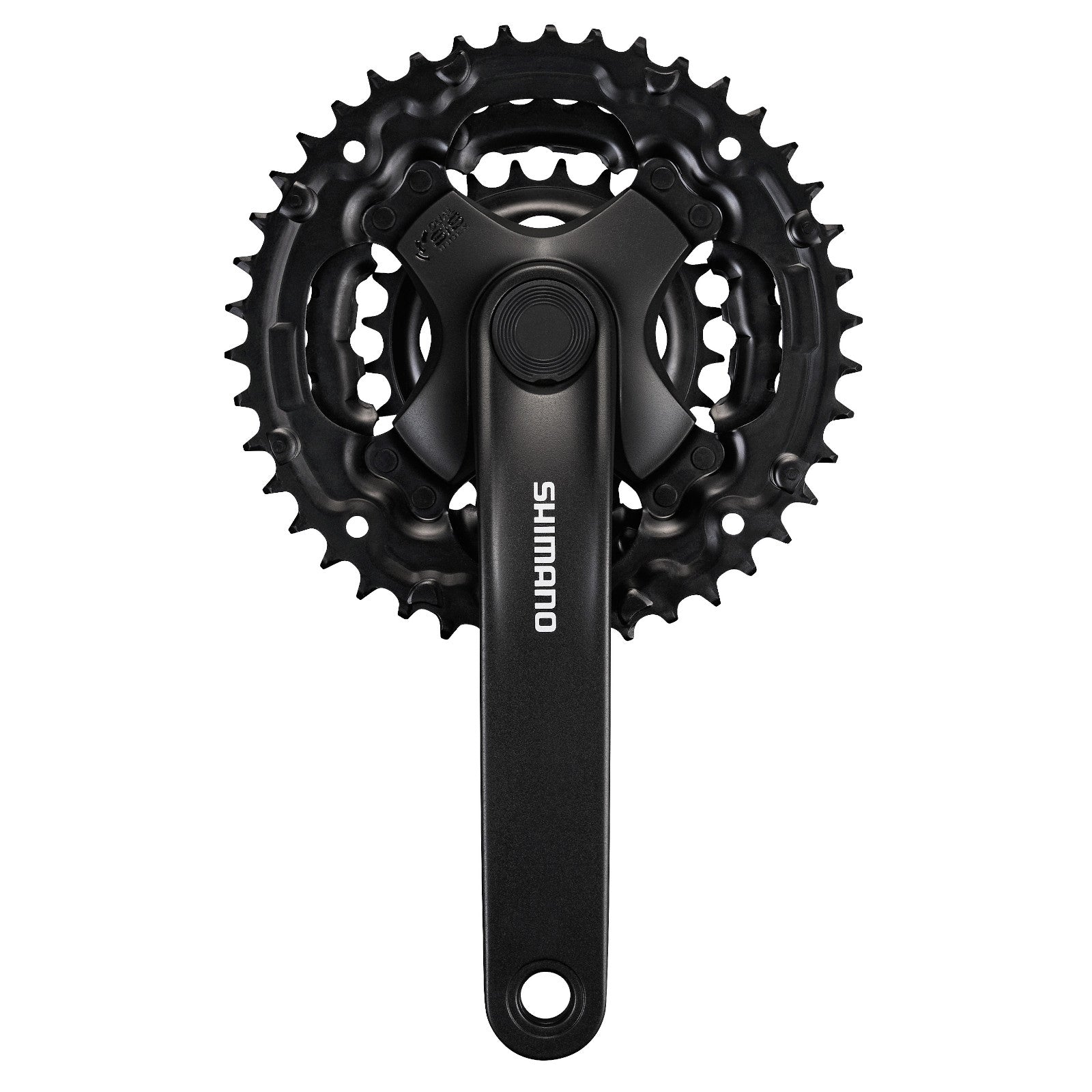 Shimano Tourney FC-TY301 42 / 34 / 24T 6/7/8 Speed 150mm with Chainguard 8 Speed Bike Triple Chainset