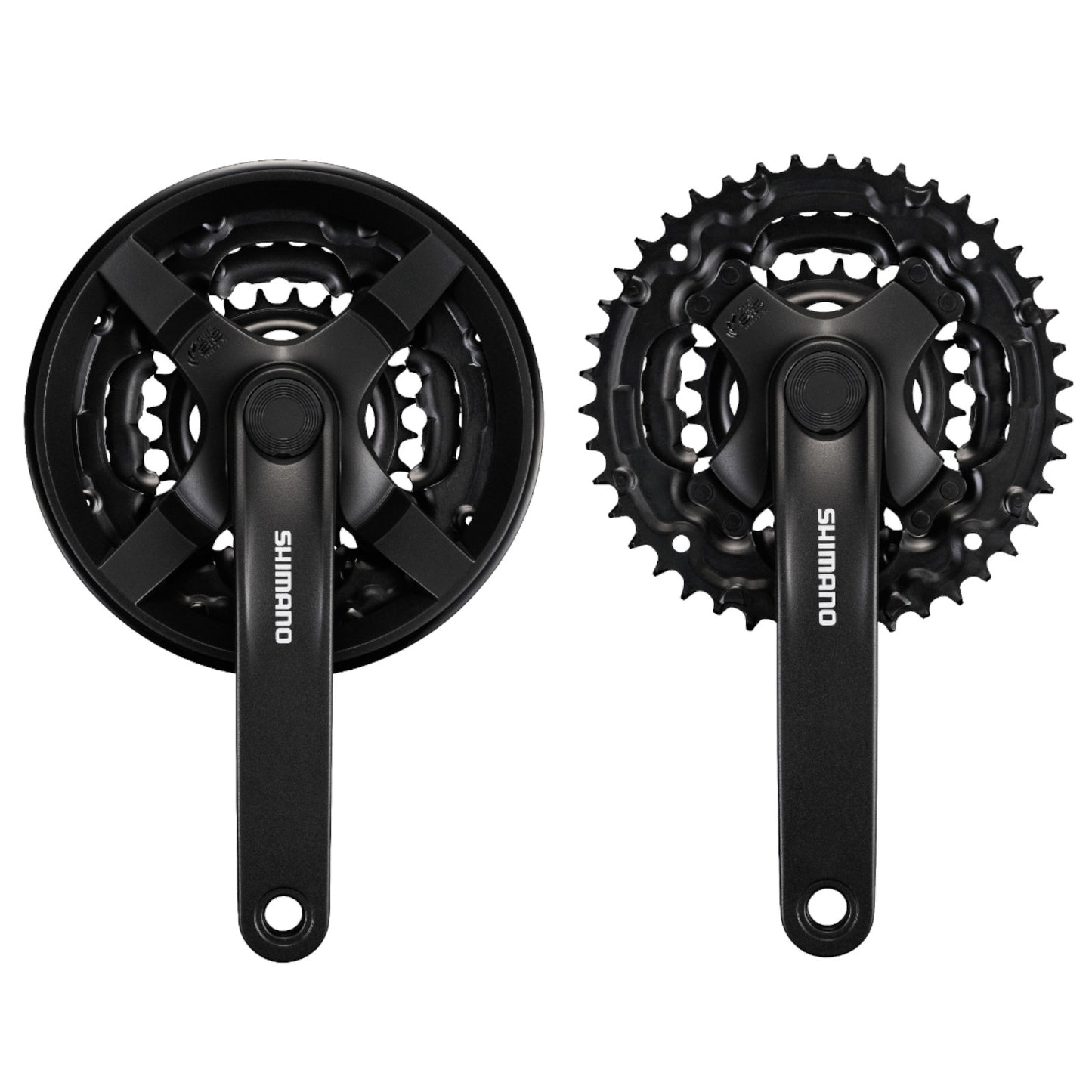 Shimano Tourney FC-TY301 42 / 34 / 24T 6/7/8 Speed 150mm with Chainguard 8 Speed Bike Triple Chainset Collection
