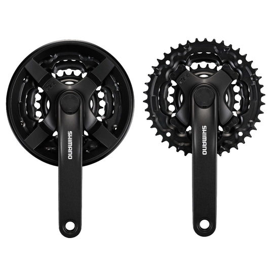 Shimano Tourney FC-TY301 42 / 34 / 24T 6/7/8 Speed 150mm with Chainguard 8 Speed Bike Triple Chainset Collection