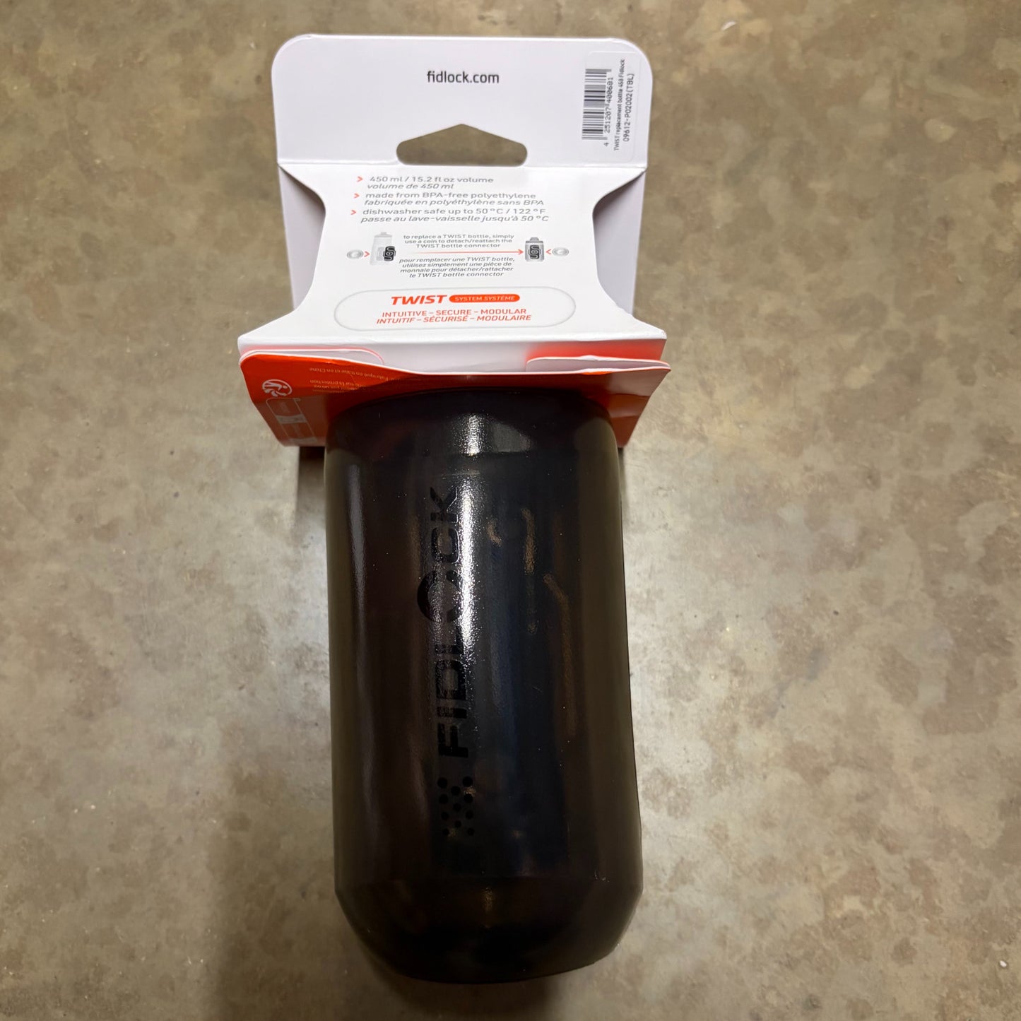 Bouteille d'eau pour vélo Fidlock Twist 450 ml