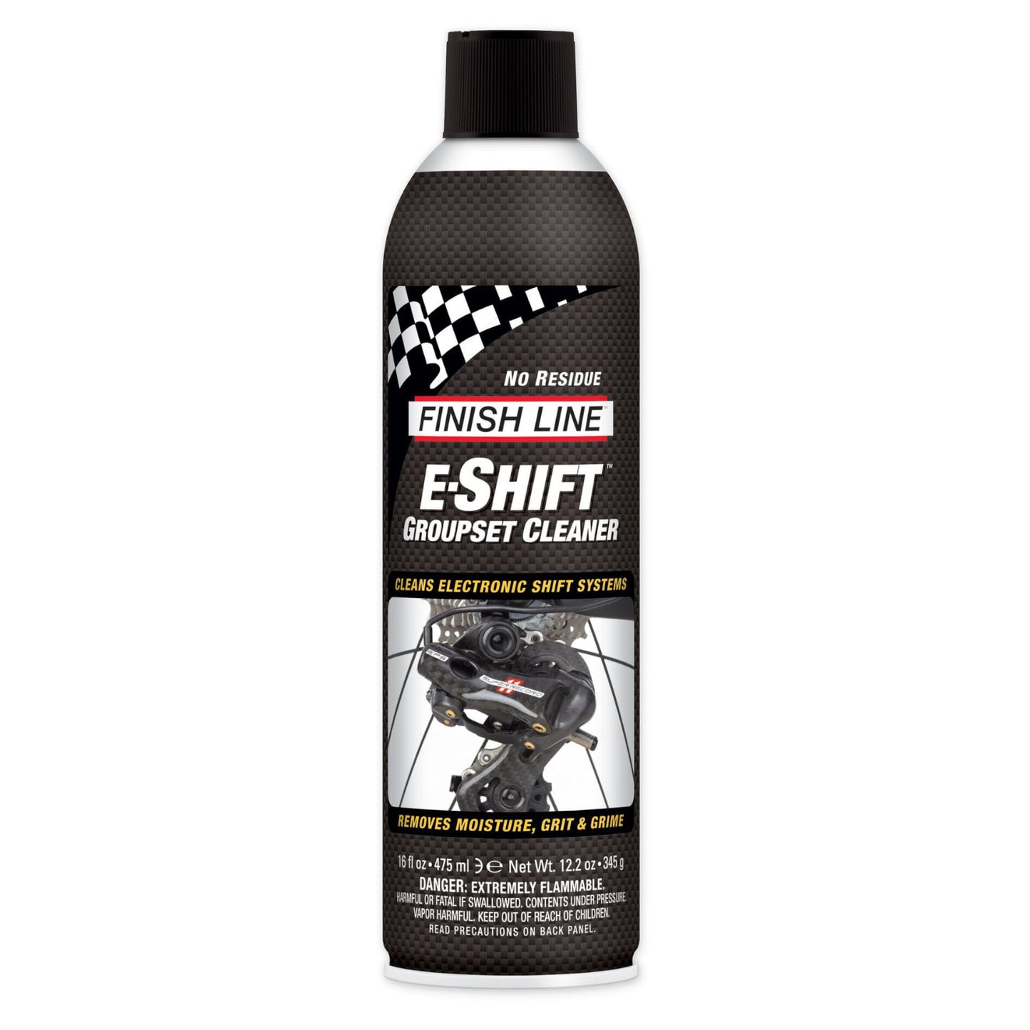 Finish Line E-Shift Groupset Cleaner Aerosol 16 oz / 475 ml Bike Cleaner