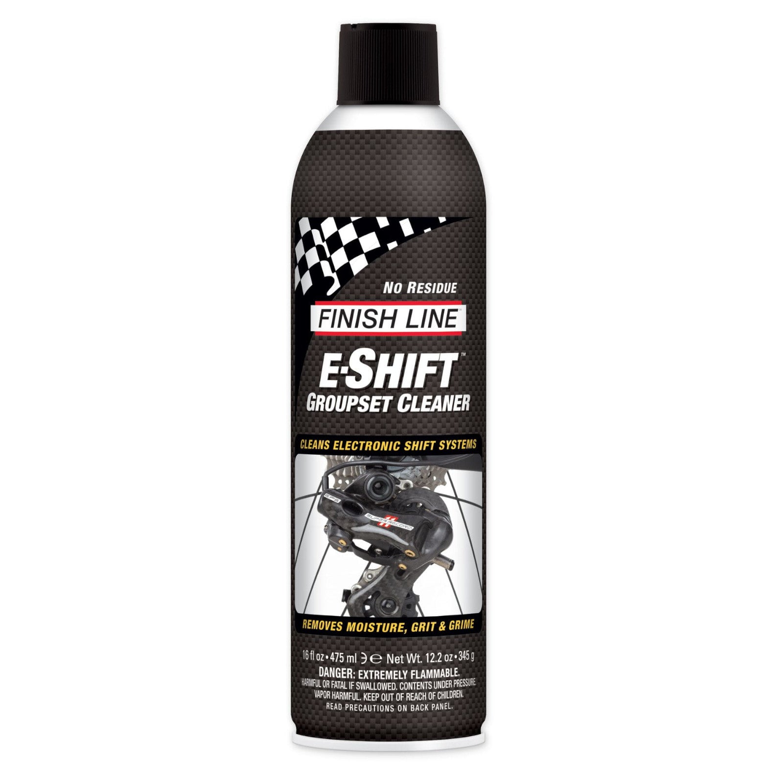 Finish Line E-Shift Groupset Cleaner Aerosol 16 oz / 475 ml Bike Cleaner