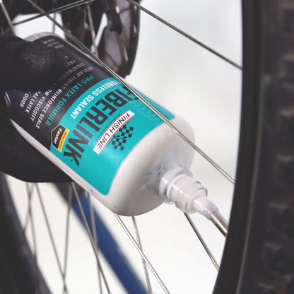 Finish Line FiberLink Tire Sealant 8 oz / 240 ml Bike Tubeless Tyre Sealant Alternate 2