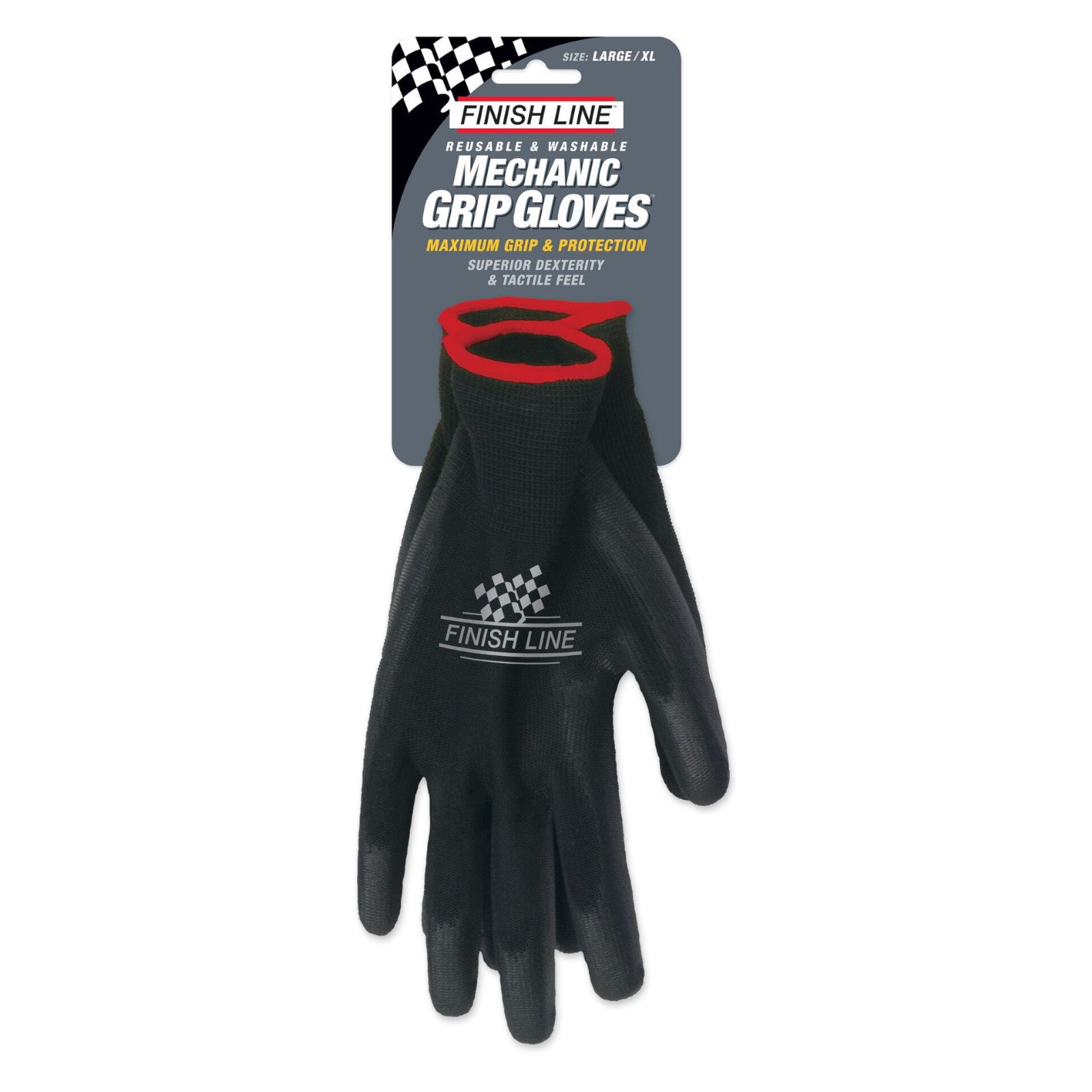 Finish Line Mechanic Grip Gloves Large / XL Bike Mechanic Gloves