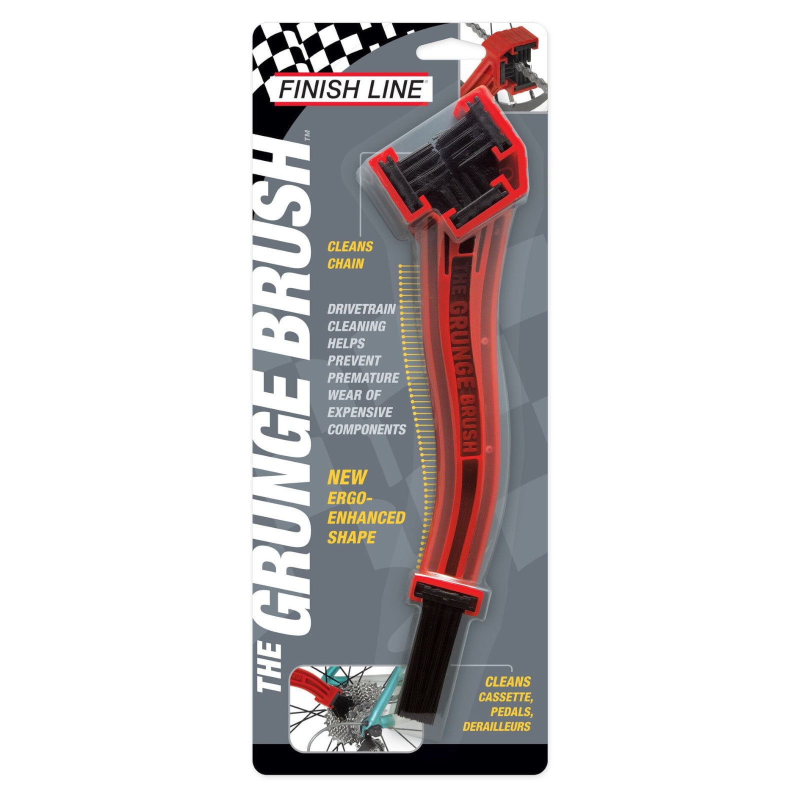 Finish Line Grunge Brush Solo Bike Cleaning Brush