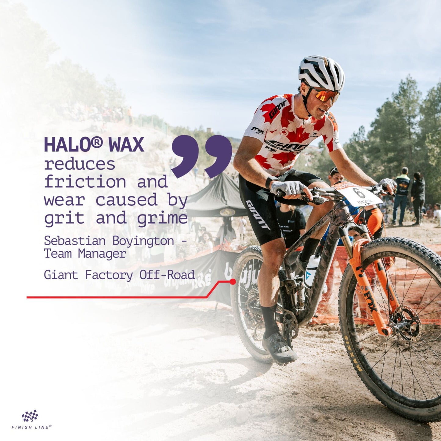 Finish Line Halo Wax Lubricant 4oz/120ml - Bottle and Smart Luber Bike Chain Lube Alternate 6