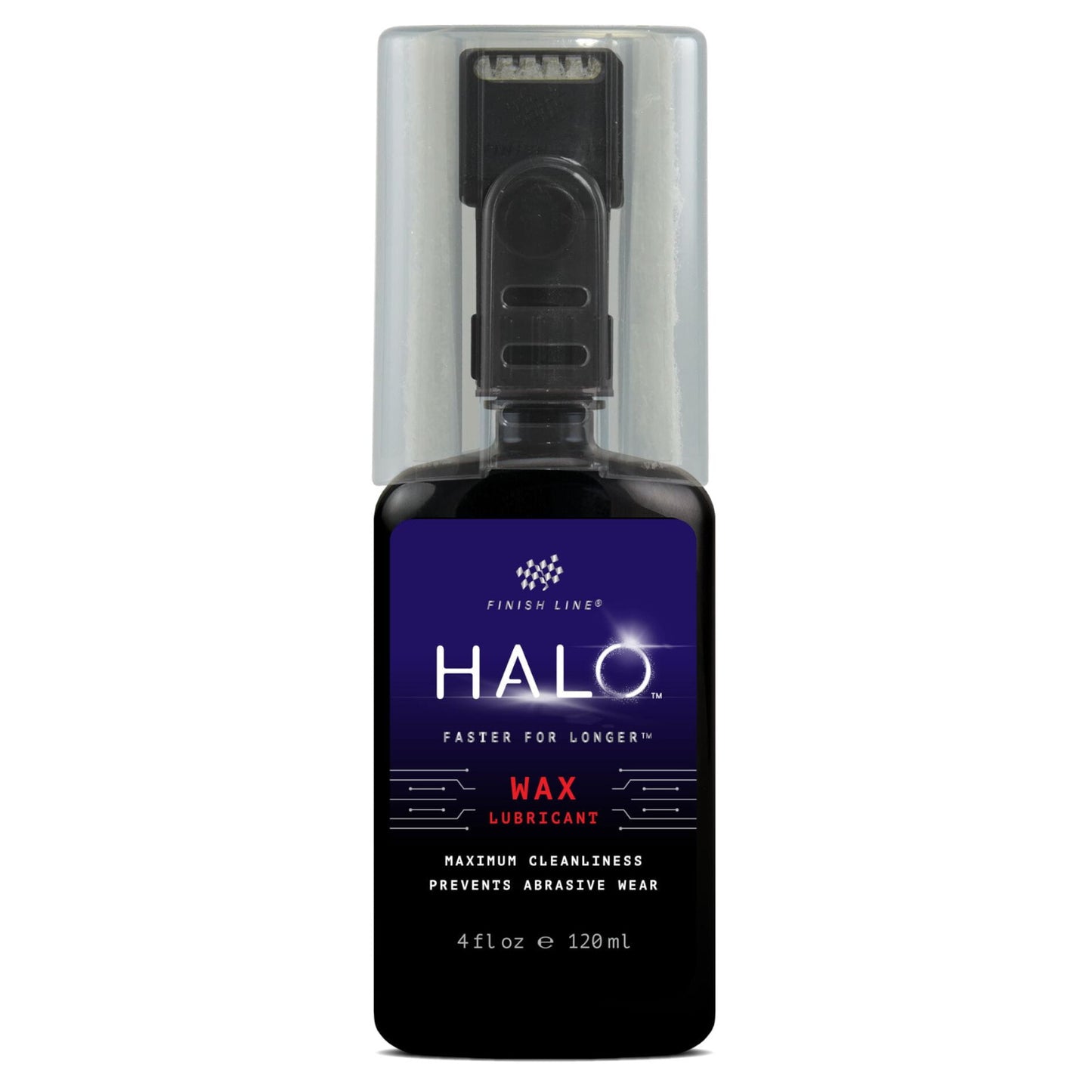 Finish Line Halo Wax Lubricant 4oz/120ml - Bottle and Smart Luber Bike Chain Lube Alternate 1