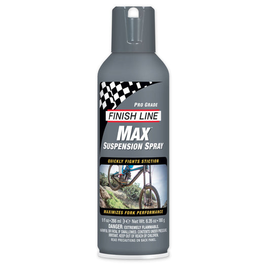 Finish Line Max Suspension Spray Aerosol 9 oz / 270 ml Bike Suspension Oil