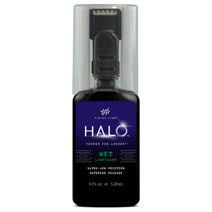 Finish Line Halo Wet Lubricant 4oz/120ml - Bottle and Smart Luber Bike Chain Lube Alternate 11