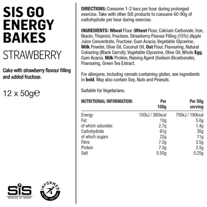 SIS GO Energy Bake Sports Energy Bar Box of 12 Alternate 1