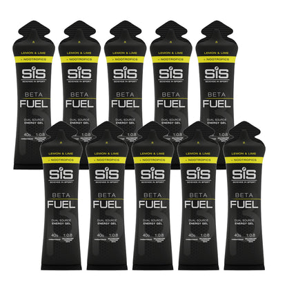 SIS Beta Fuel +Nootropics Lemon and Lime 60ml Sports Energy Gel