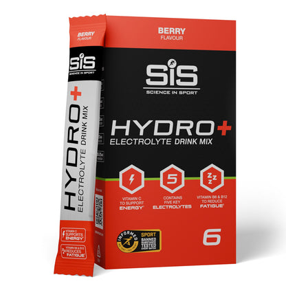 SIS Hydro+ Stick Powder 4.5g Sports Hydration Powder Pack of 6