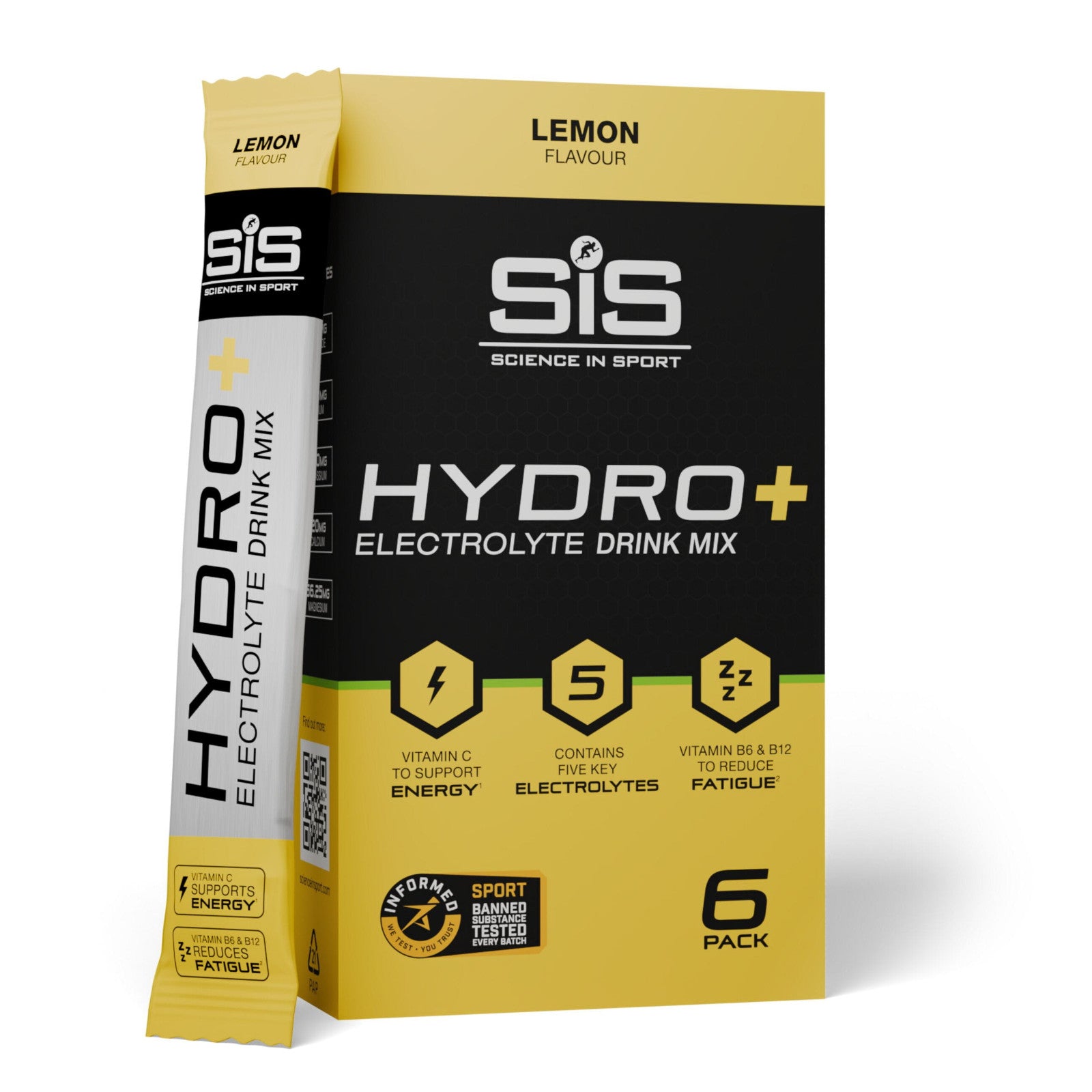 SIS Hydro+ Stick Powder 4.5g Sports Hydration Powder Pack of 6