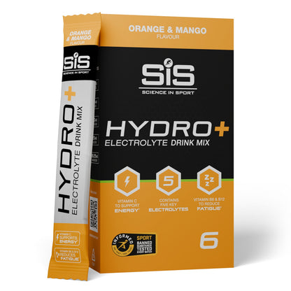 SIS Hydro+ Stick Powder 4.5g Sports Hydration Powder Pack of 6
