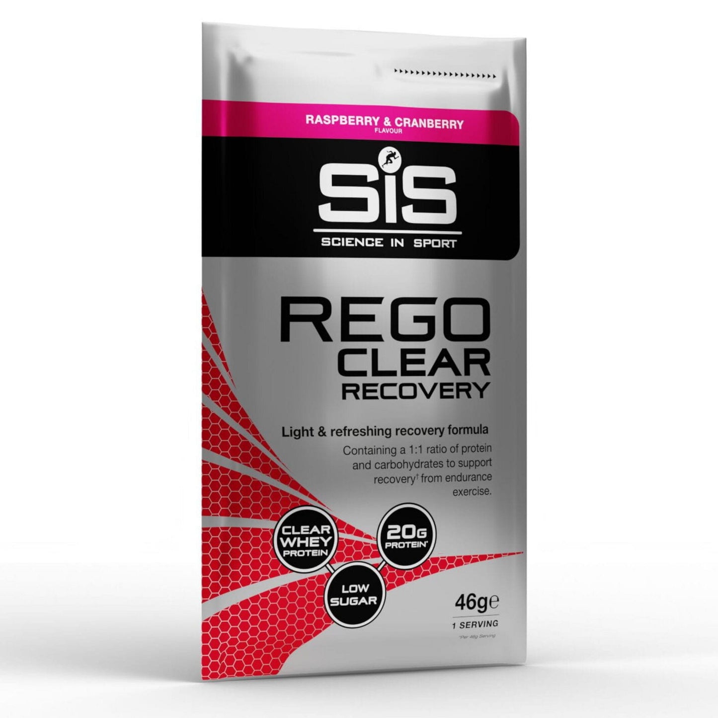 SIS REGO Clear Whey Protein Drink 46g Sports Hydration Powder Box of 15 Sachets
