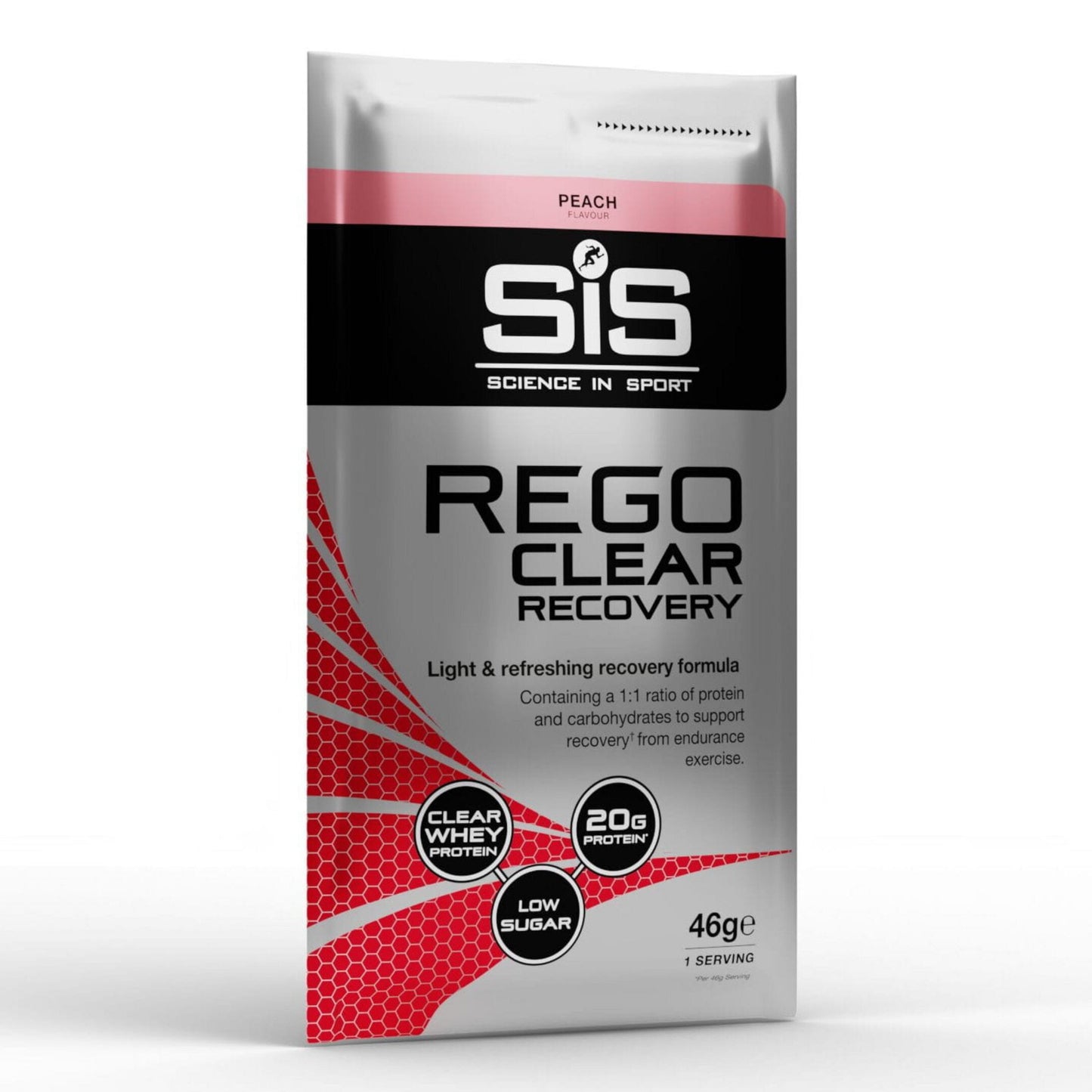 SIS REGO Clear Whey Protein Drink 46g Sports Hydration Powder Box of 15 Sachets