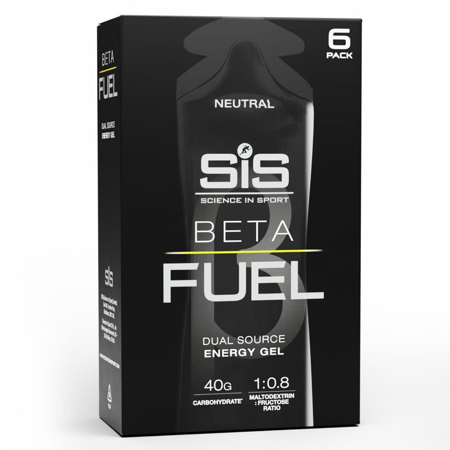 SIS Beta Fuel Energy Gel Sports Energy Gel Box of 6 Gels