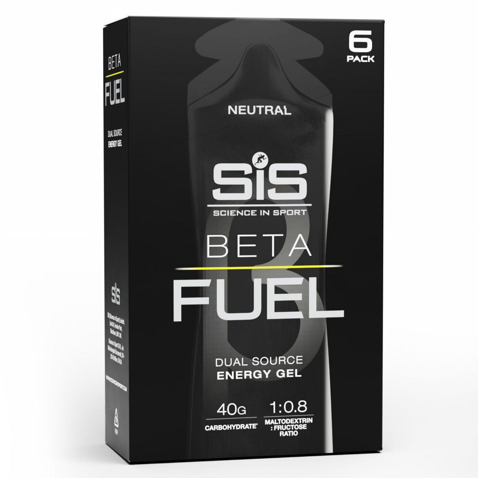 SIS Beta Fuel Energy Gel Sports Energy Gel Box of 6 Gels