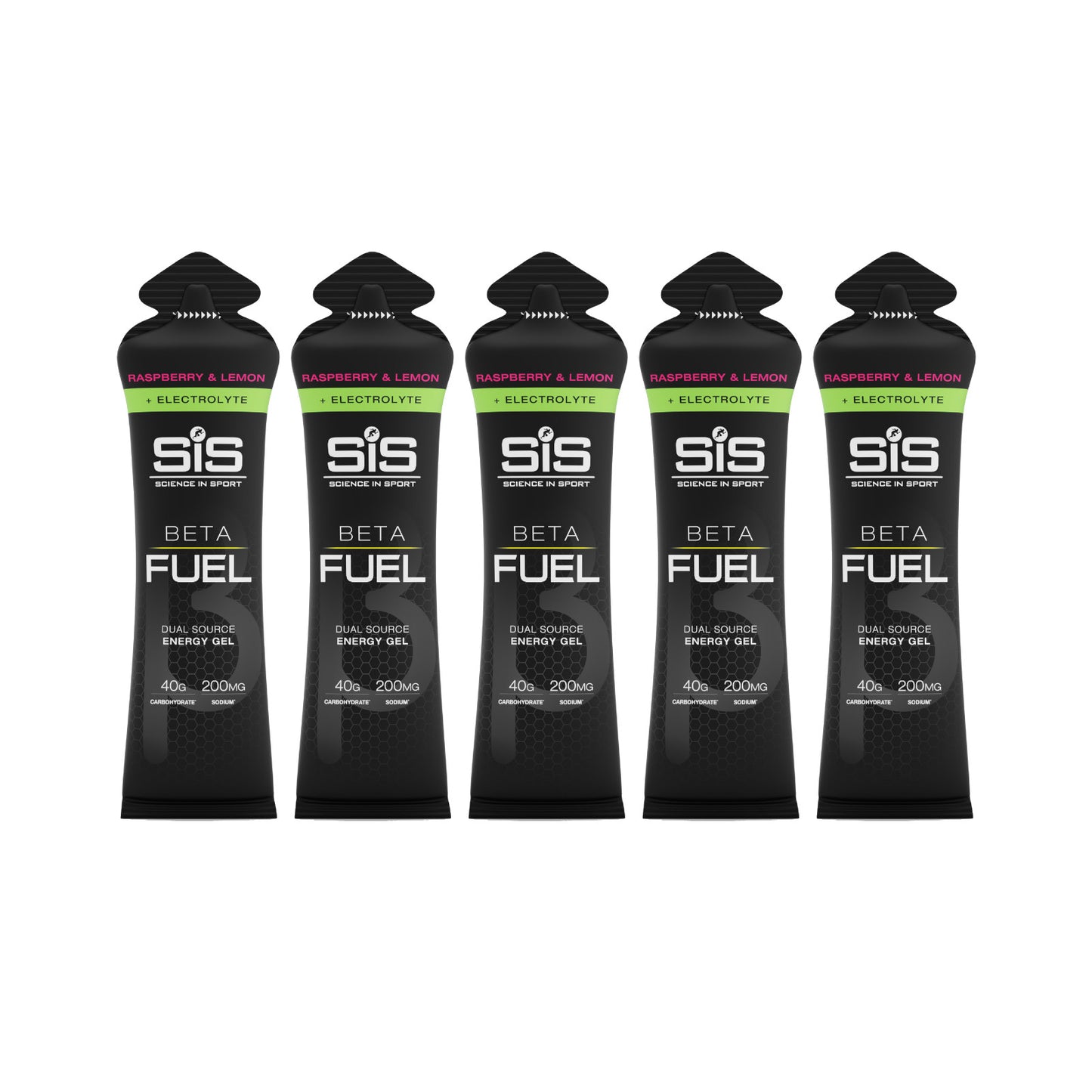 SIS Beta Fuel +Electrolyte Raspberry and Lemon 60ml Sports Energy Gel