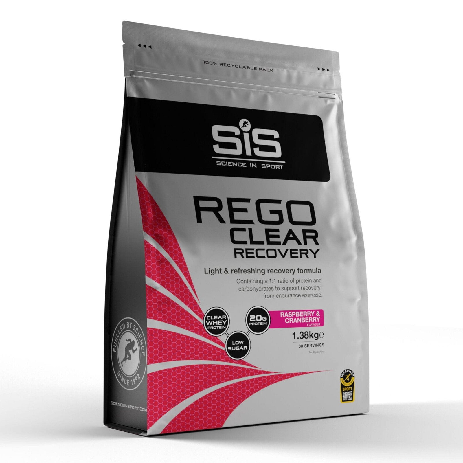 SIS REGO Clear Whey Protein Drink 1.38kg Sports Hydration Powder