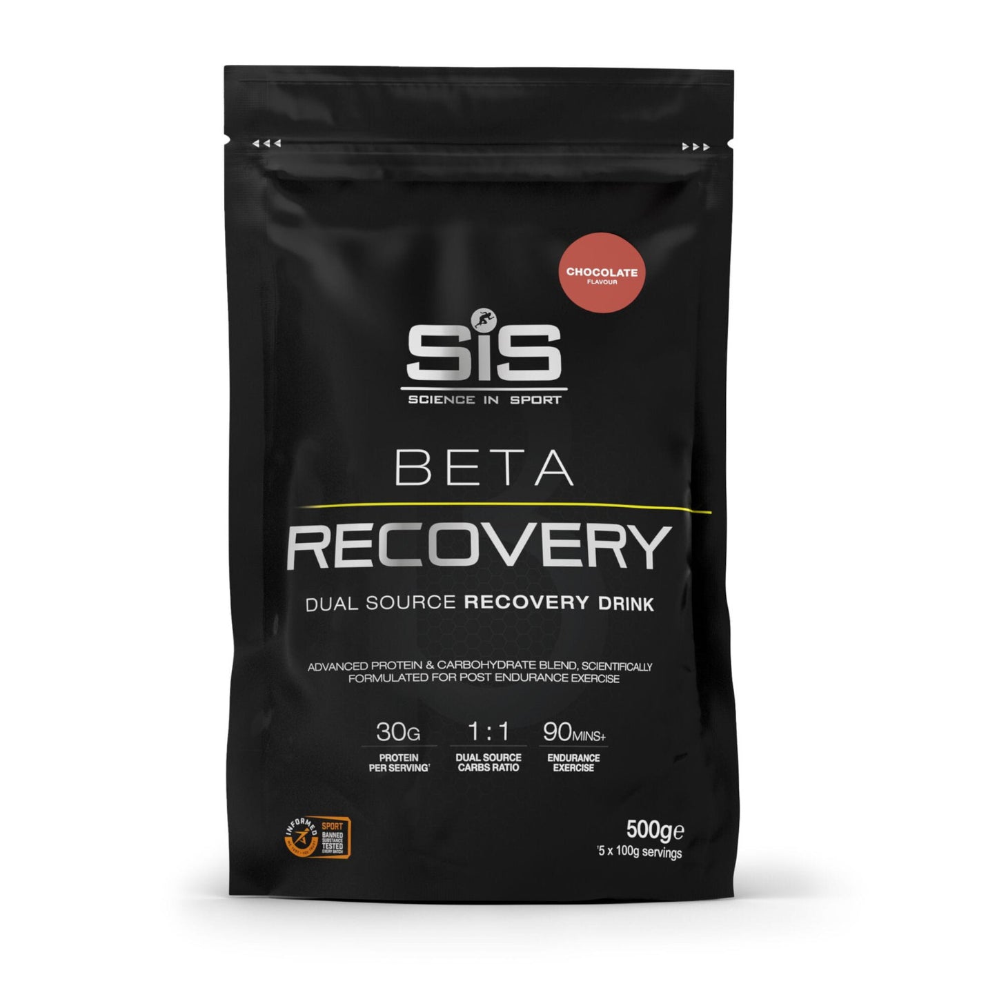 SIS BETA Recovery Drink Powder 500g Vanilla Sports Recovery Powder