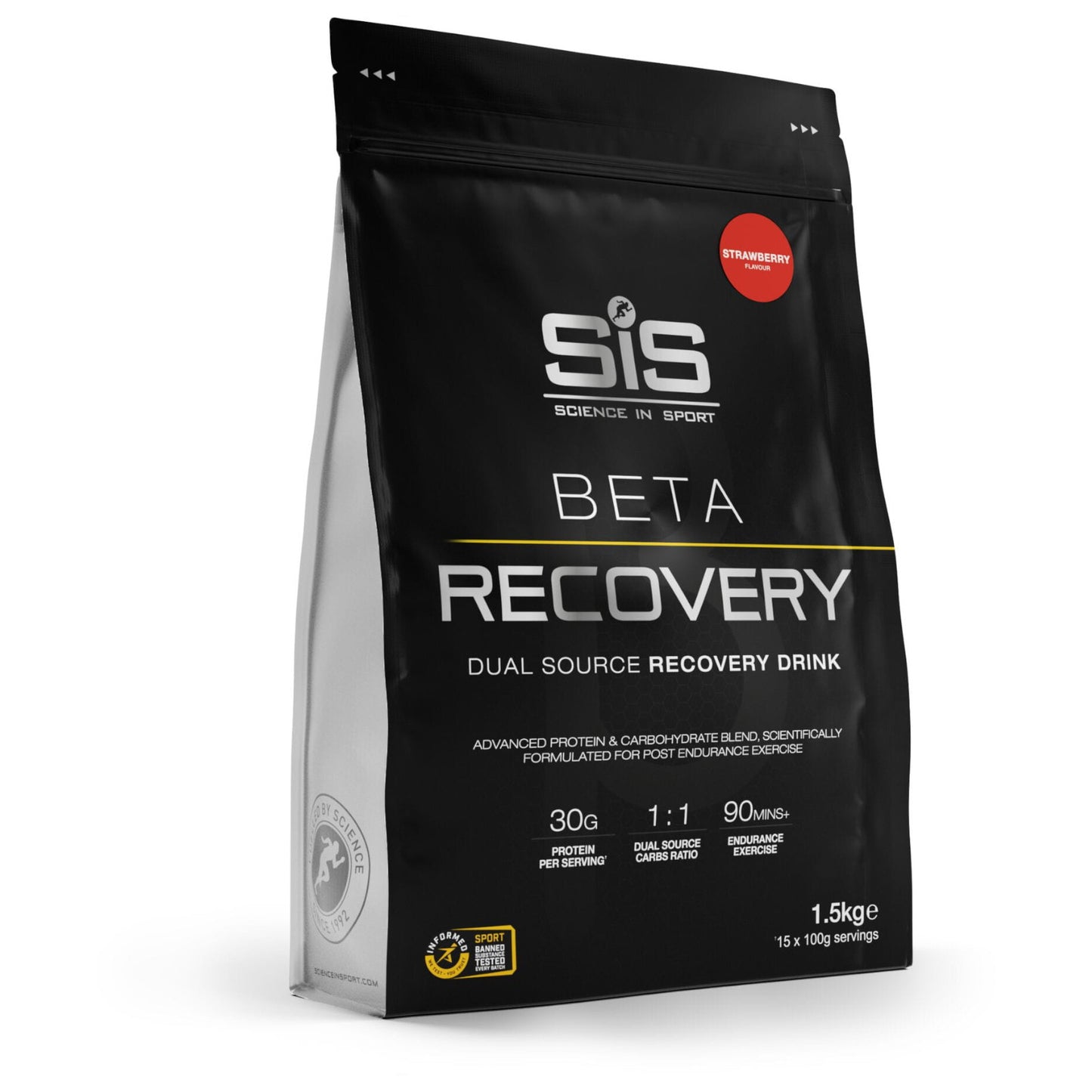 SIS BETA Recovery Drink Powder 1.5kg Vanilla Sports Recovery Powder